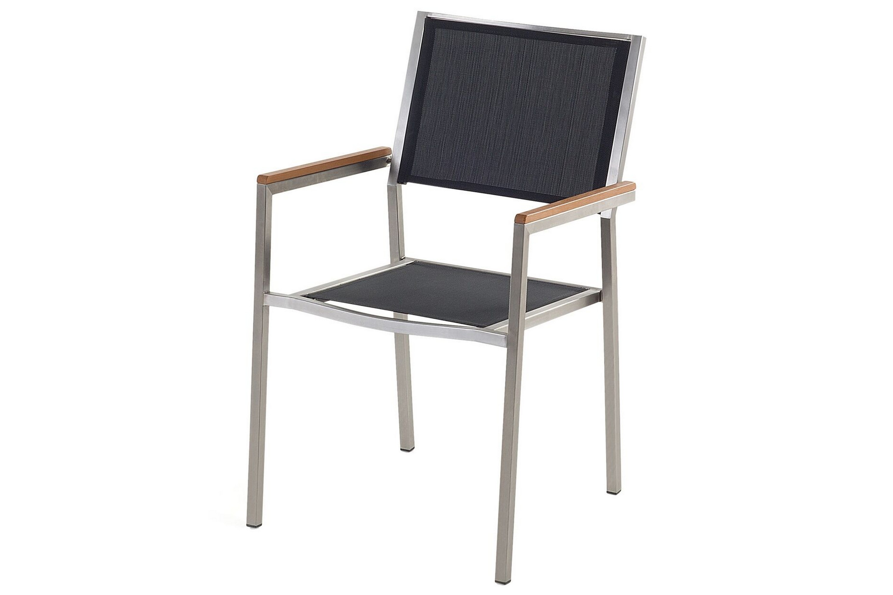 karmstol utomhus bacoli - svart/silver