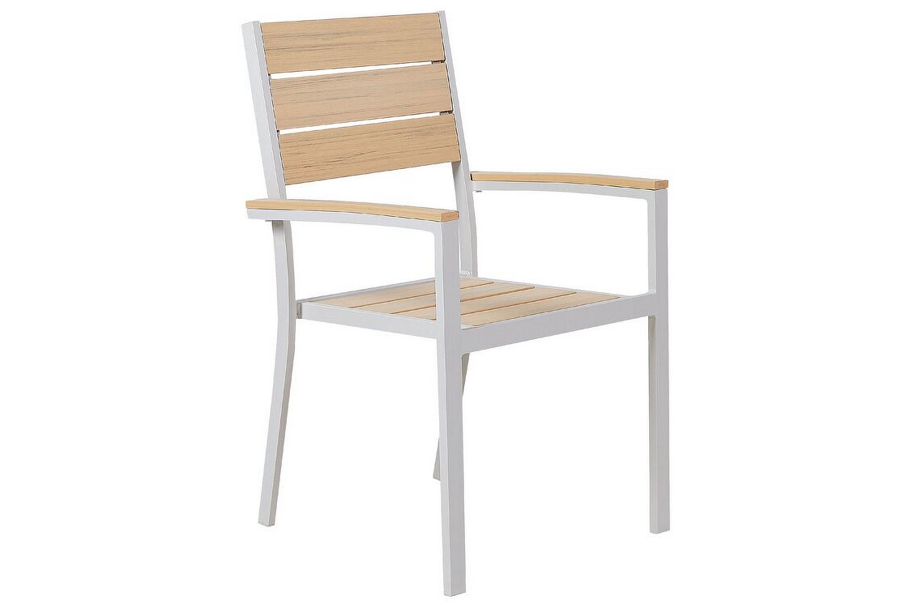 karmstol utomhus edmundston - beige/vit
