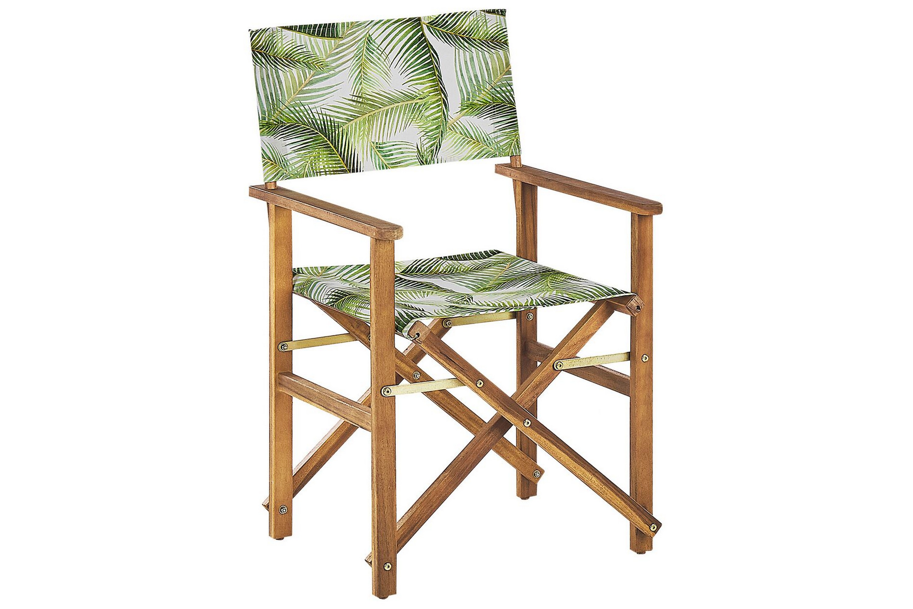 karmstol utomhus salve - brun/vit/grön