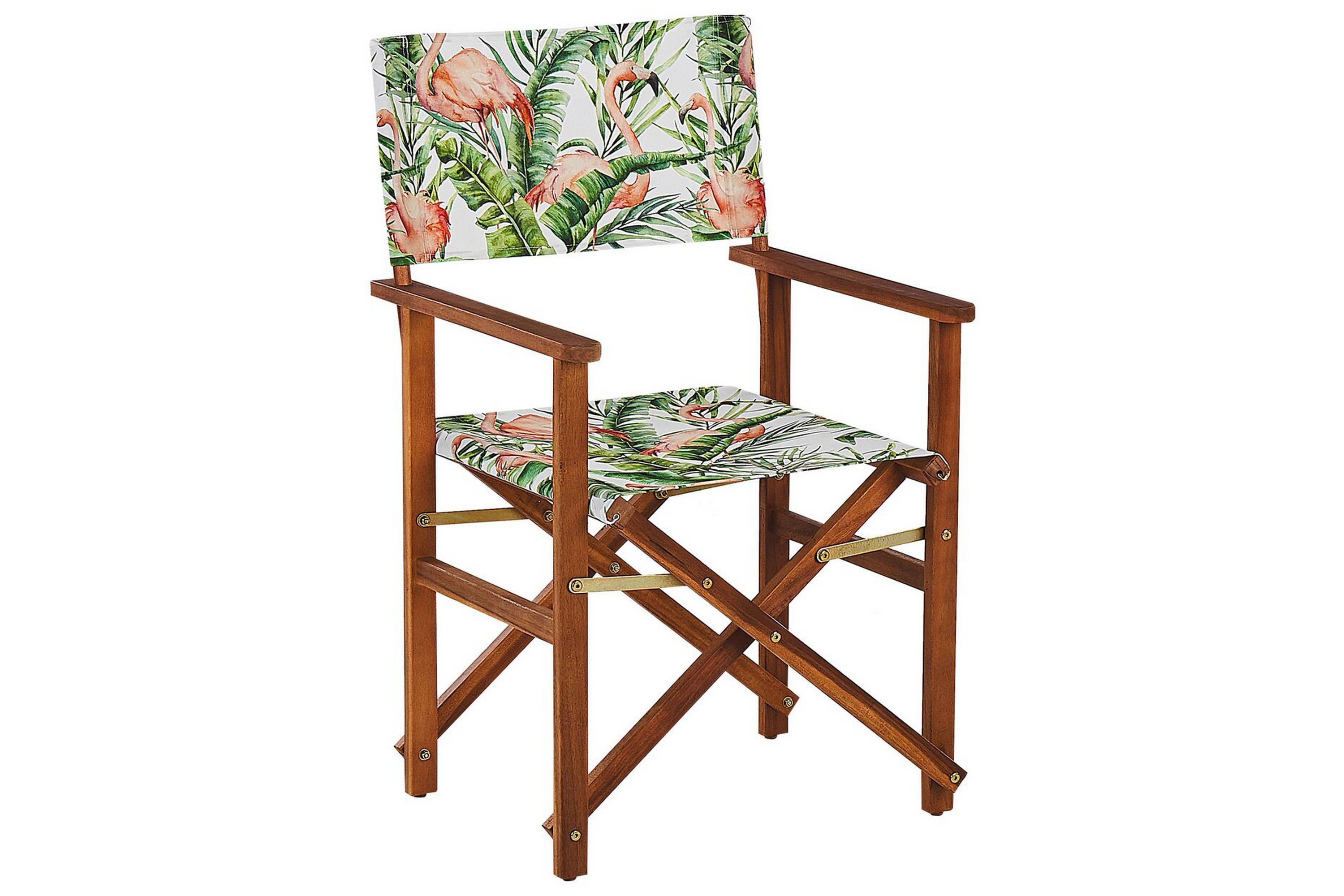 karmstol utomhus salve - grön/vit/ljusbrun/rosa