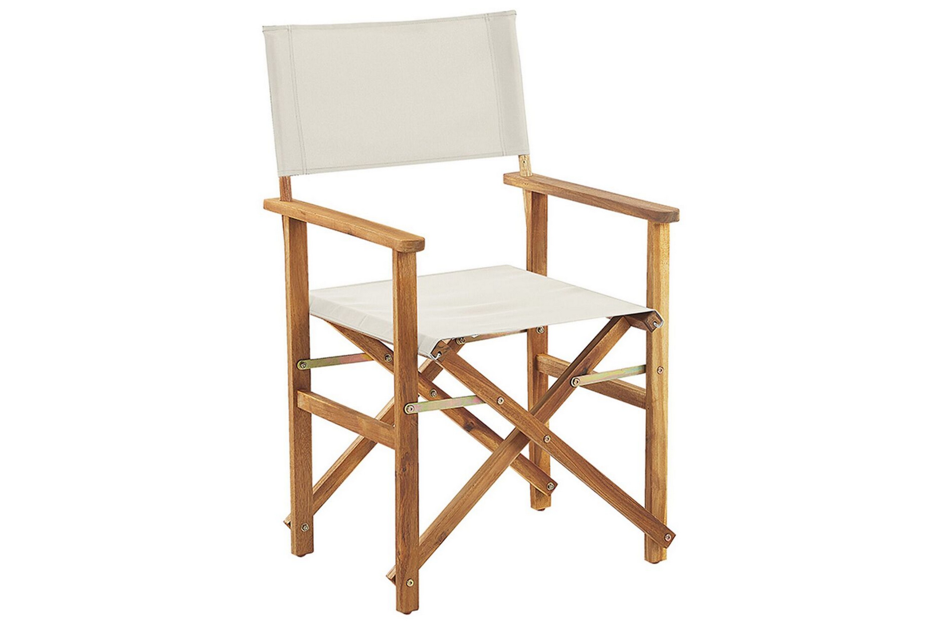 karmstol utomhus salve - ljusbrun/vit