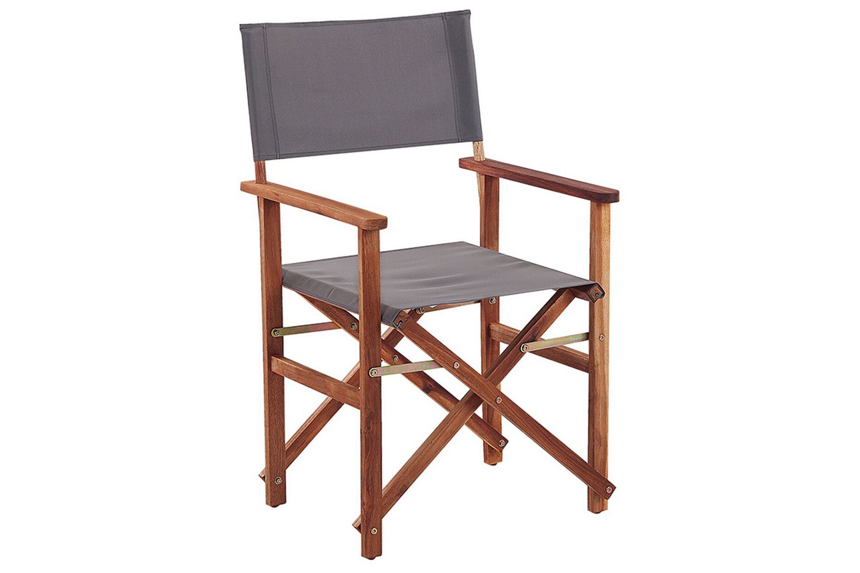 karmstol utomhus salve - mörkbrun/grå