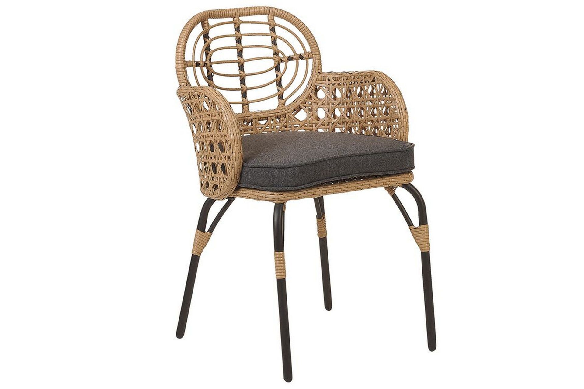 leamington karmstol utomhus - natural/beige/grå/svart