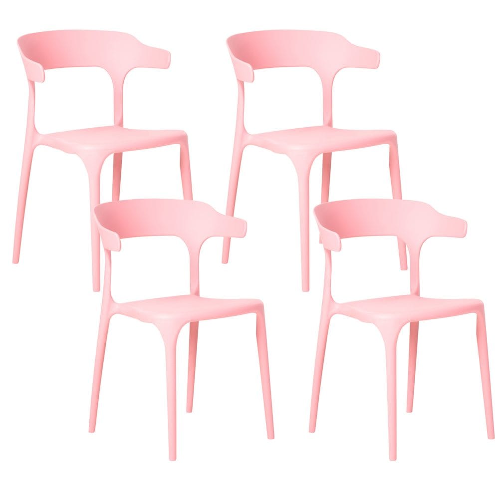 Matstol Gubbio 4-pack - Rosa