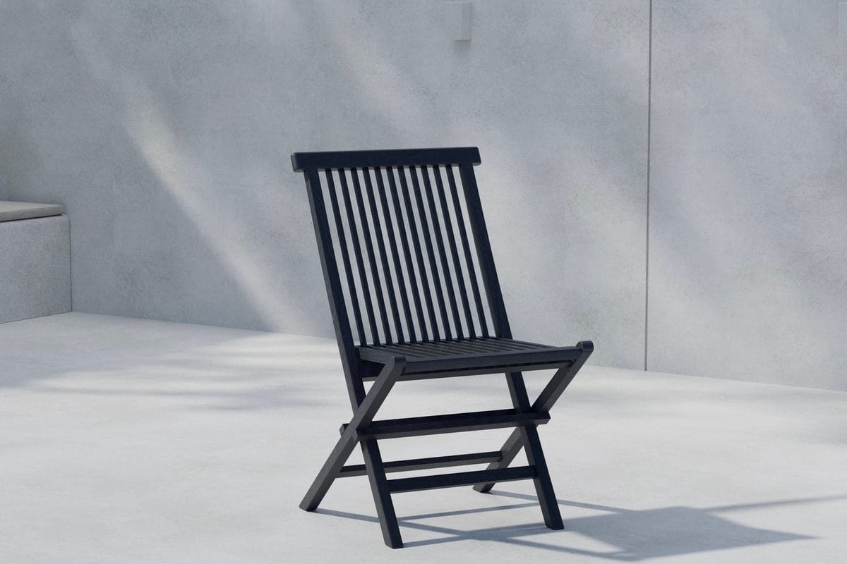 Matstol Kenya Utomhus - Svart