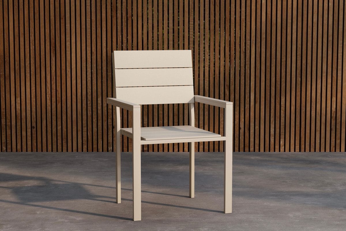 Matstol Levels Utomhus - beige