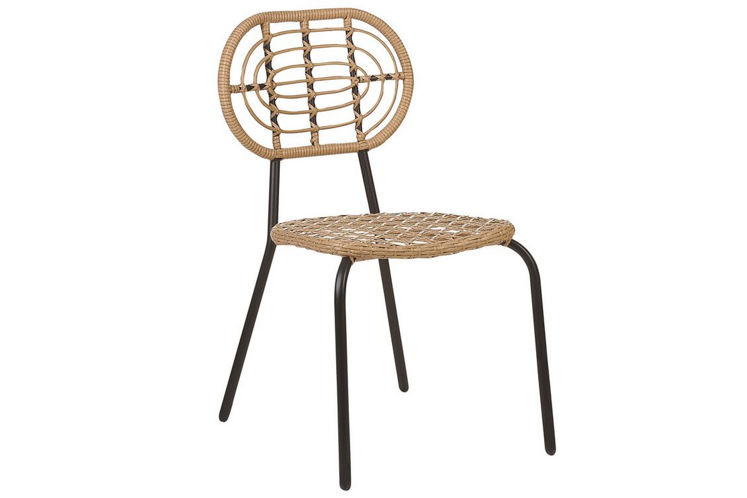 Matstol Utomhus Leamington 8 st Natural/Beige/Svart