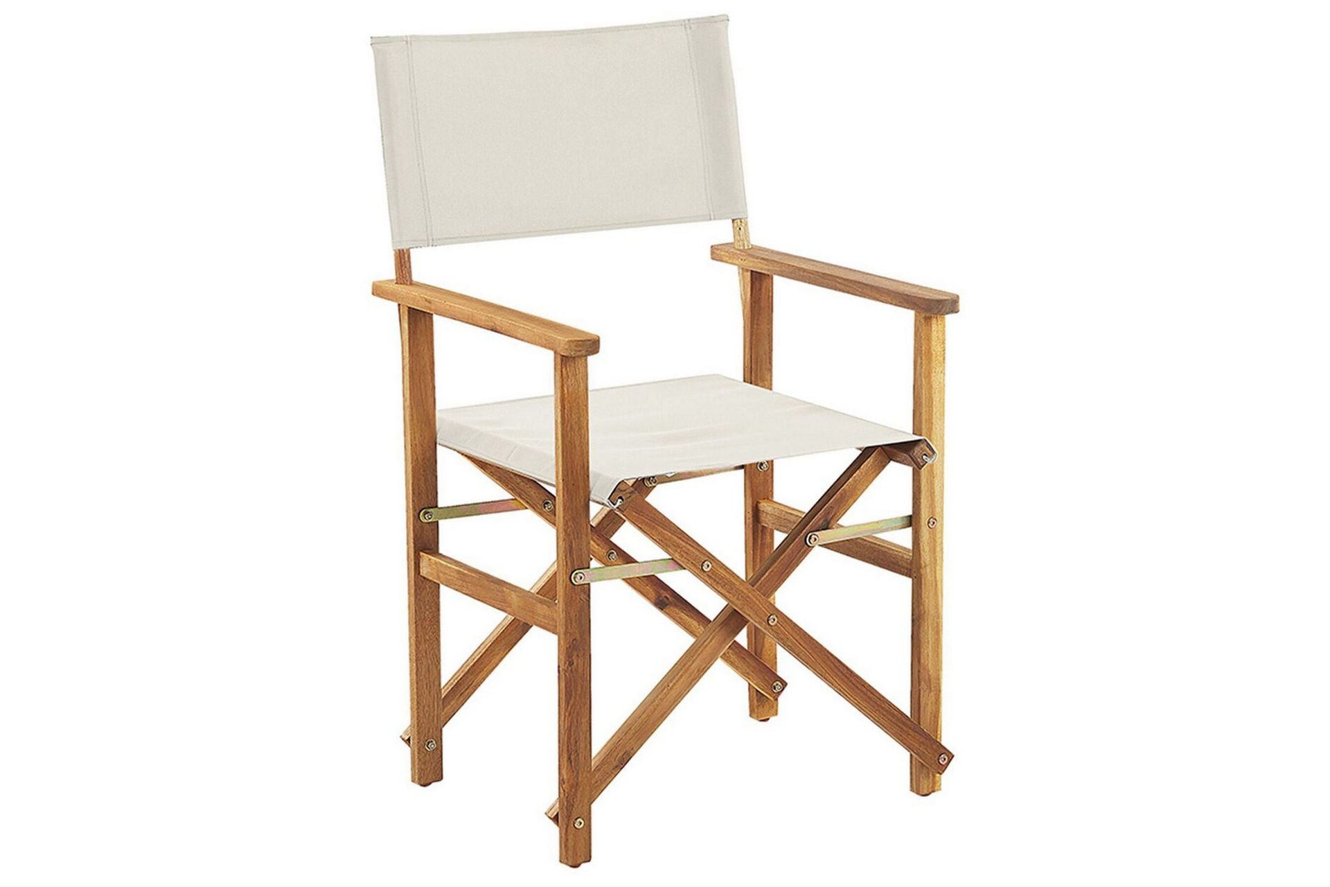 salve karmstol utomhus - ljusbrun/vit