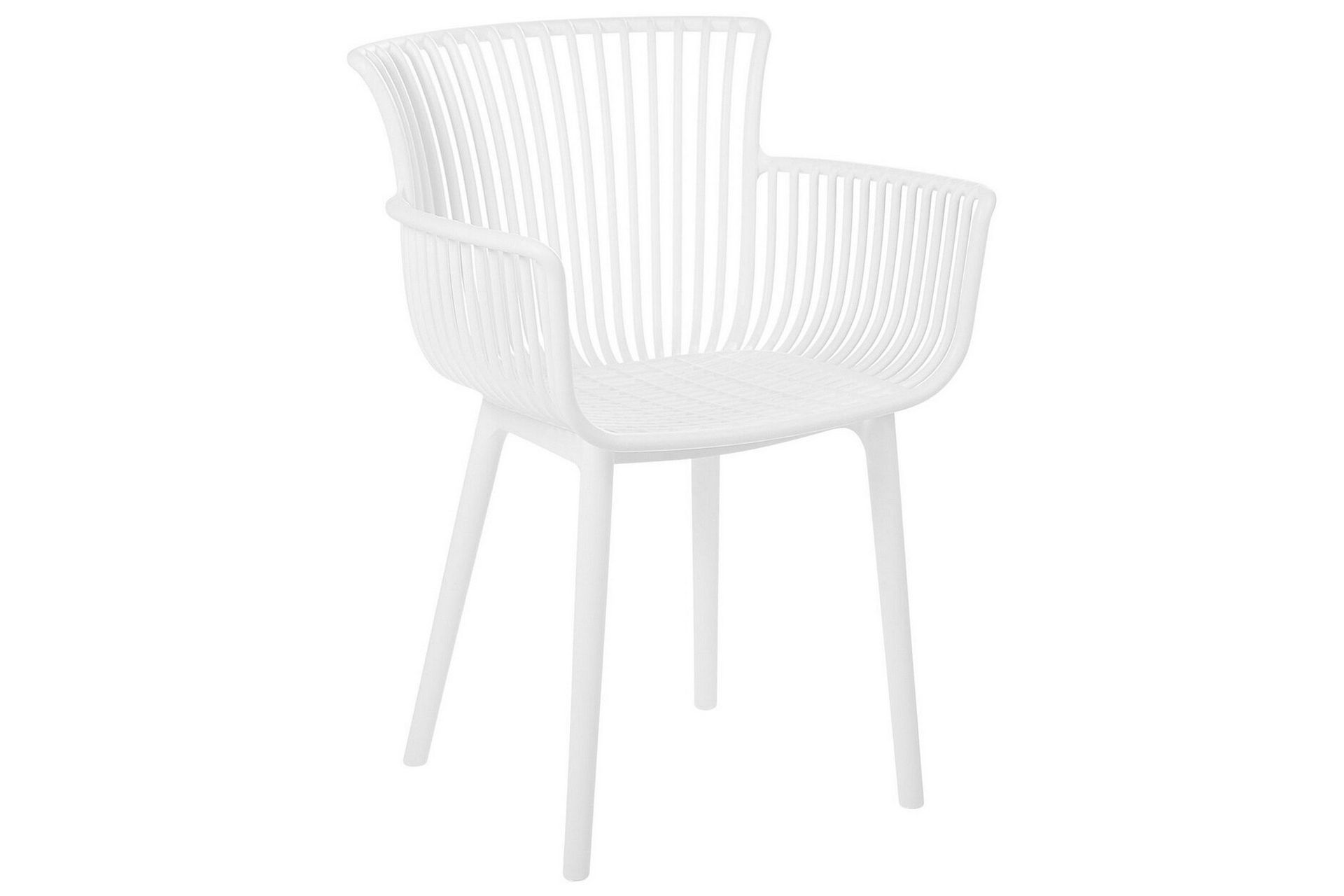 Taurisano Karmstol Utomhus - Vit