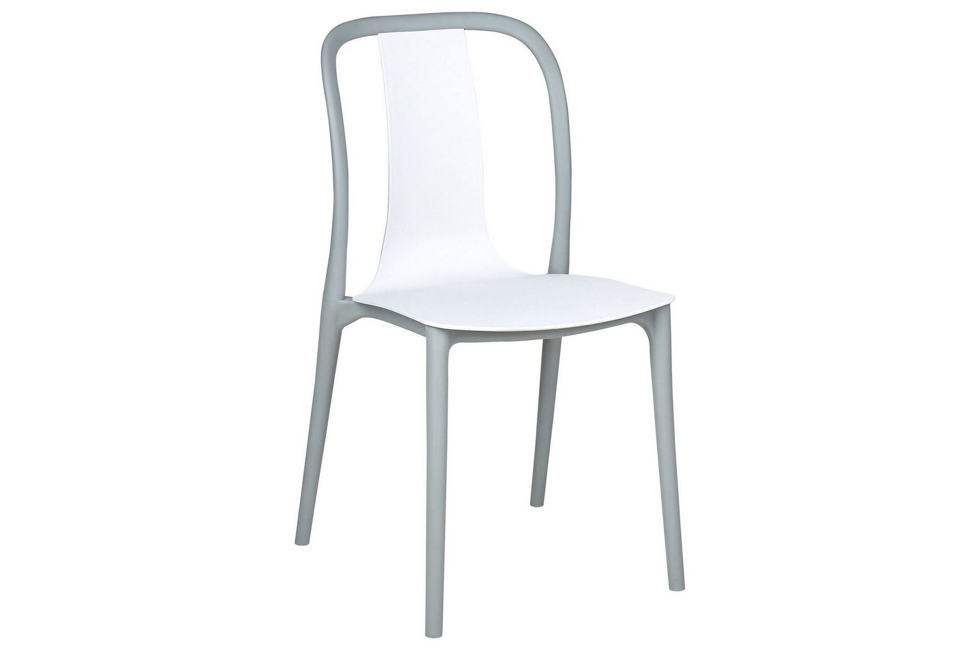 ugento matstol utomhus - vit/grå