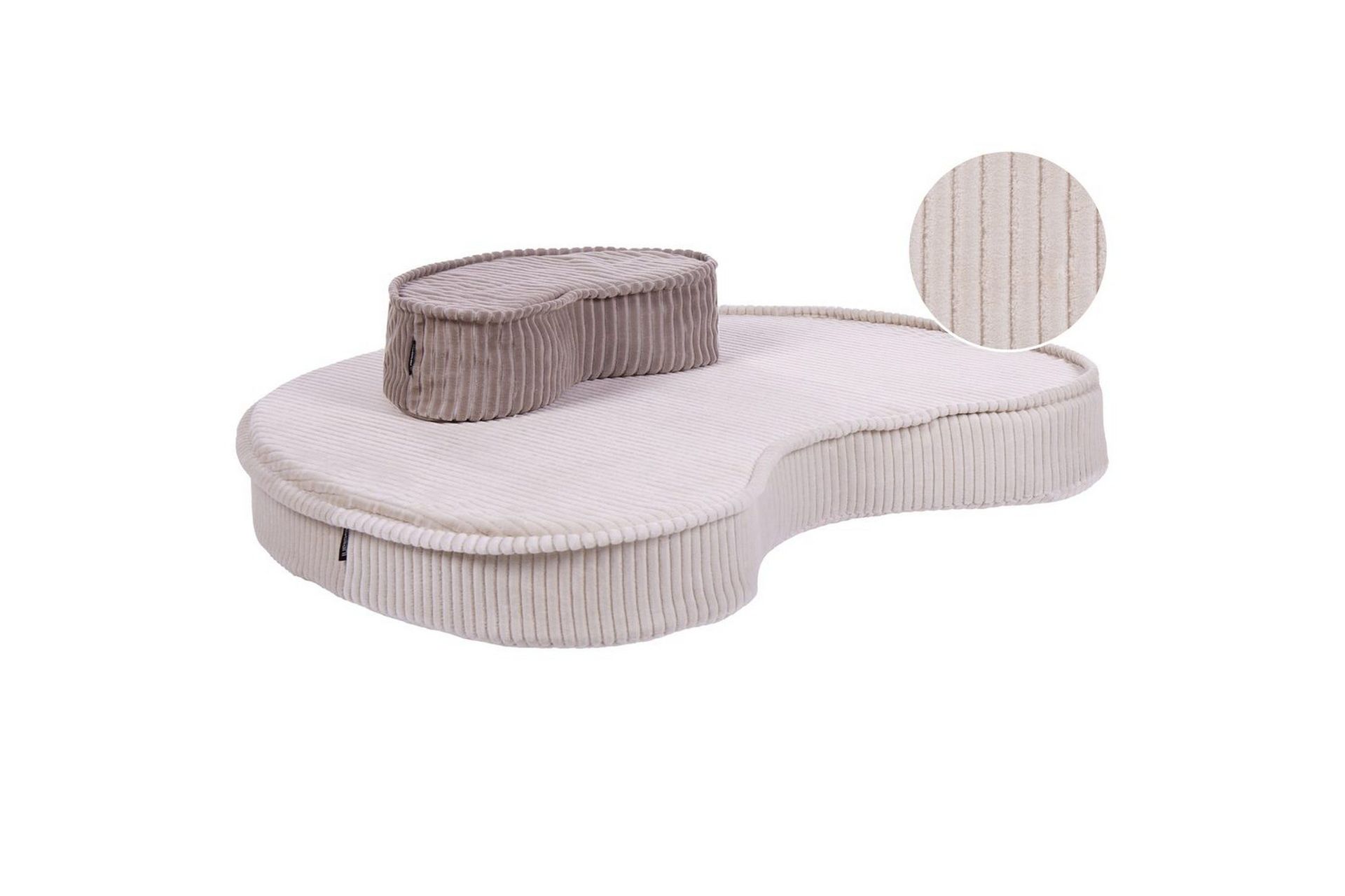 Golvkudde Nili Beige/brun - Beige/brun