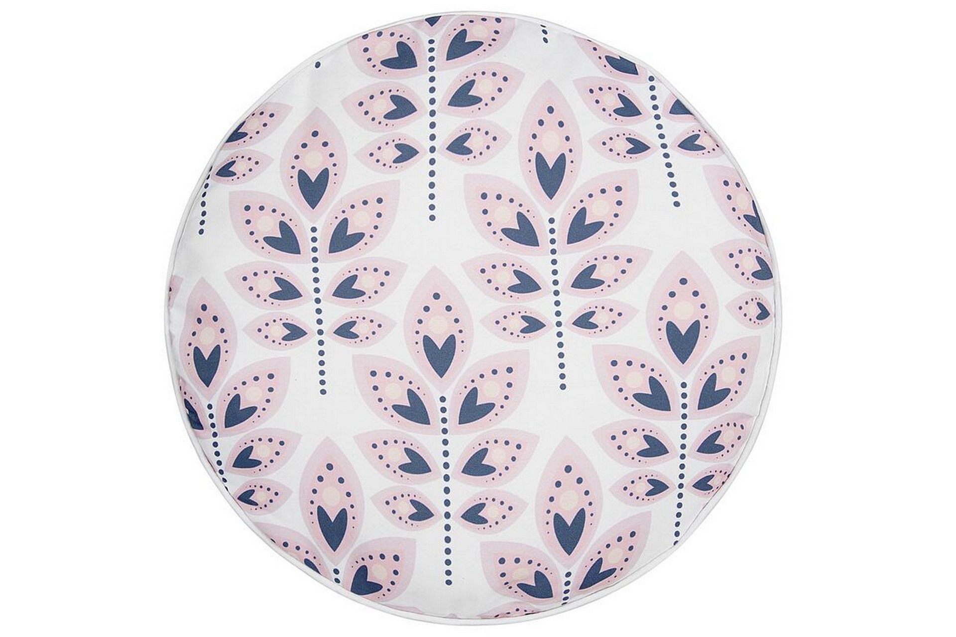 Latiano Utomhuskudde 40 cm Rund - Beige/Rosa