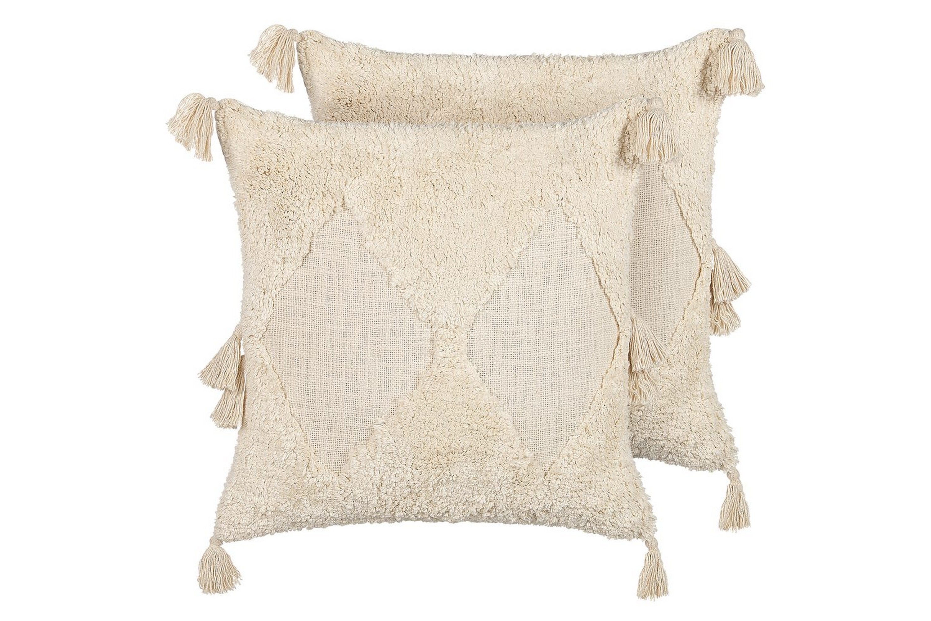 Prydnadskuddar Avium set om 2 Beige Beige