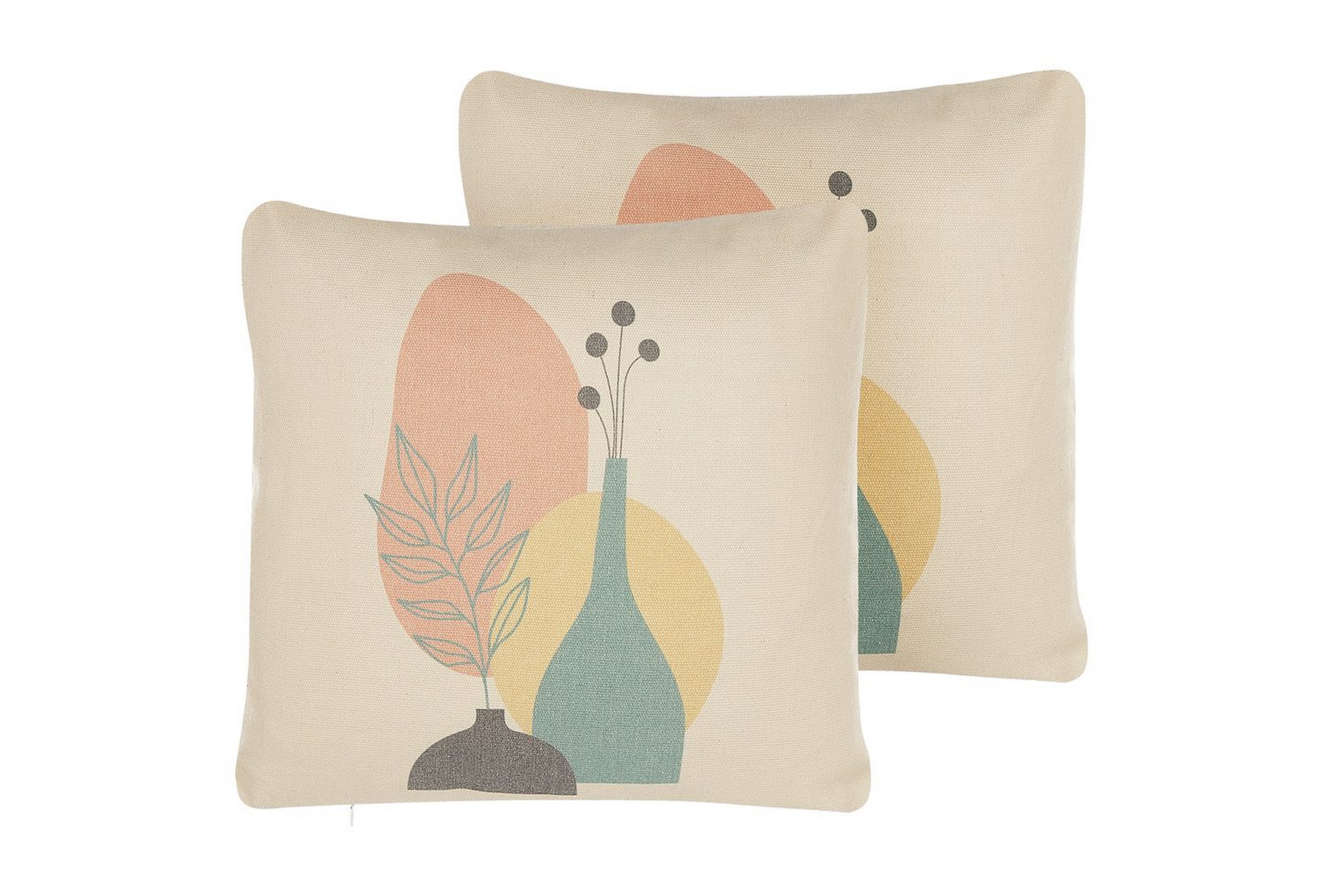 Prydnadskuddar Cardoon set om 2