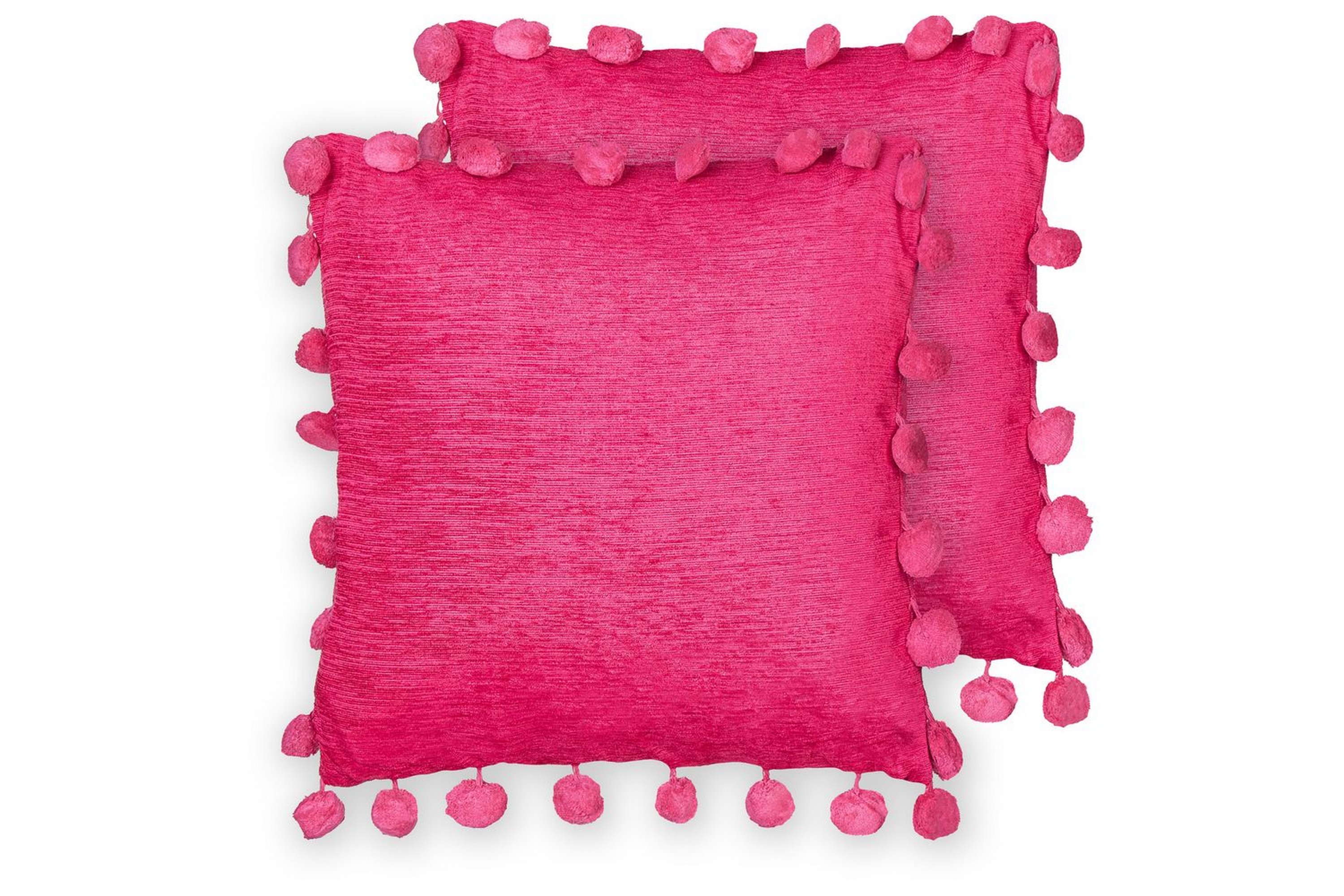 Prydnadskuddar Jasmine set om 2 Fuchsia Fuchsia