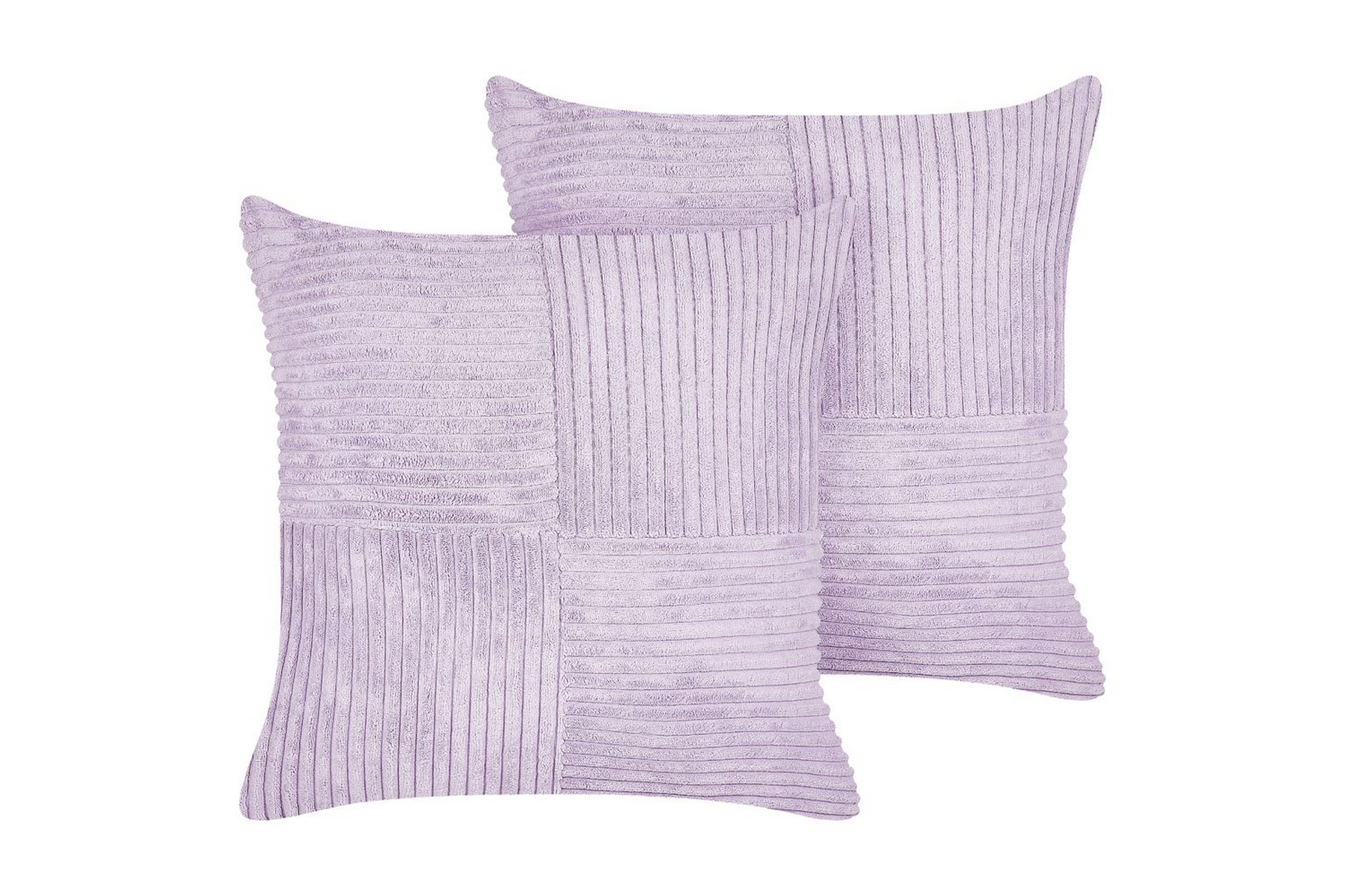 Prydnadskuddar Millet set om 2 Violett, Fyrkantig Violett, Fyrkantig