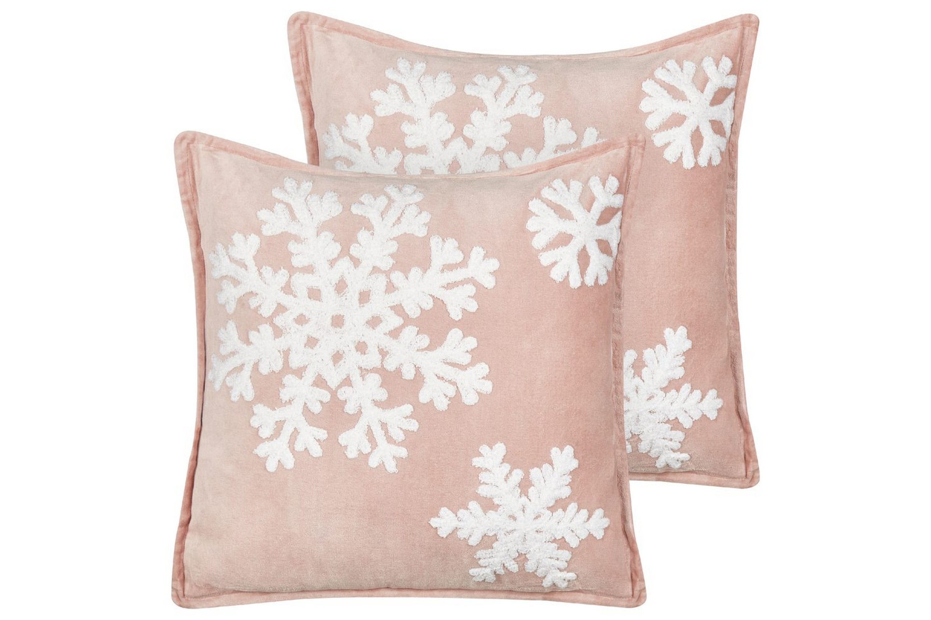 Prydnadskuddar Murraya set om 2 Rosa/Vit Rosa/Vit