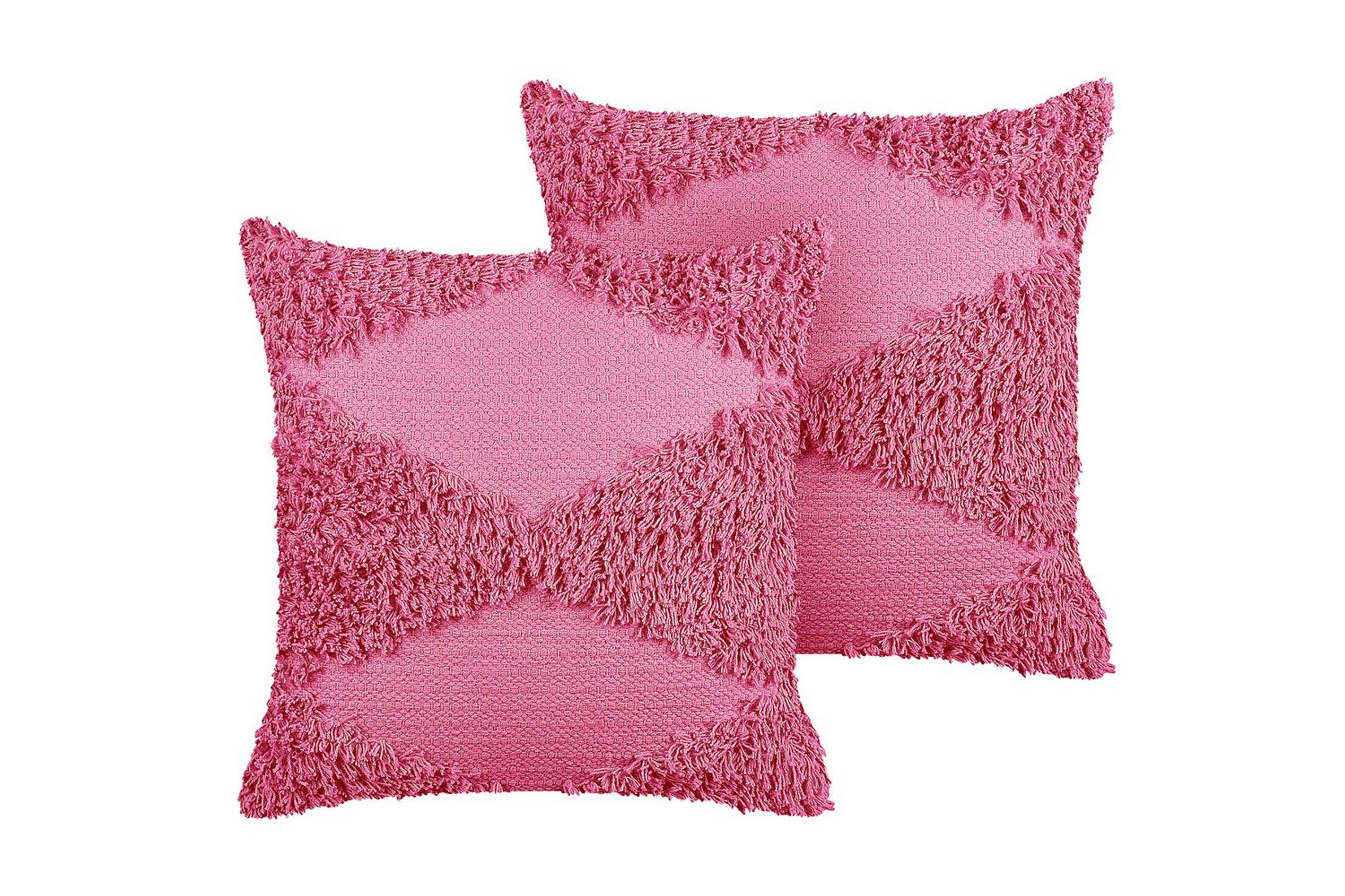 Prydnadskuddar Rhoeo set om 2 Rosa Rosa