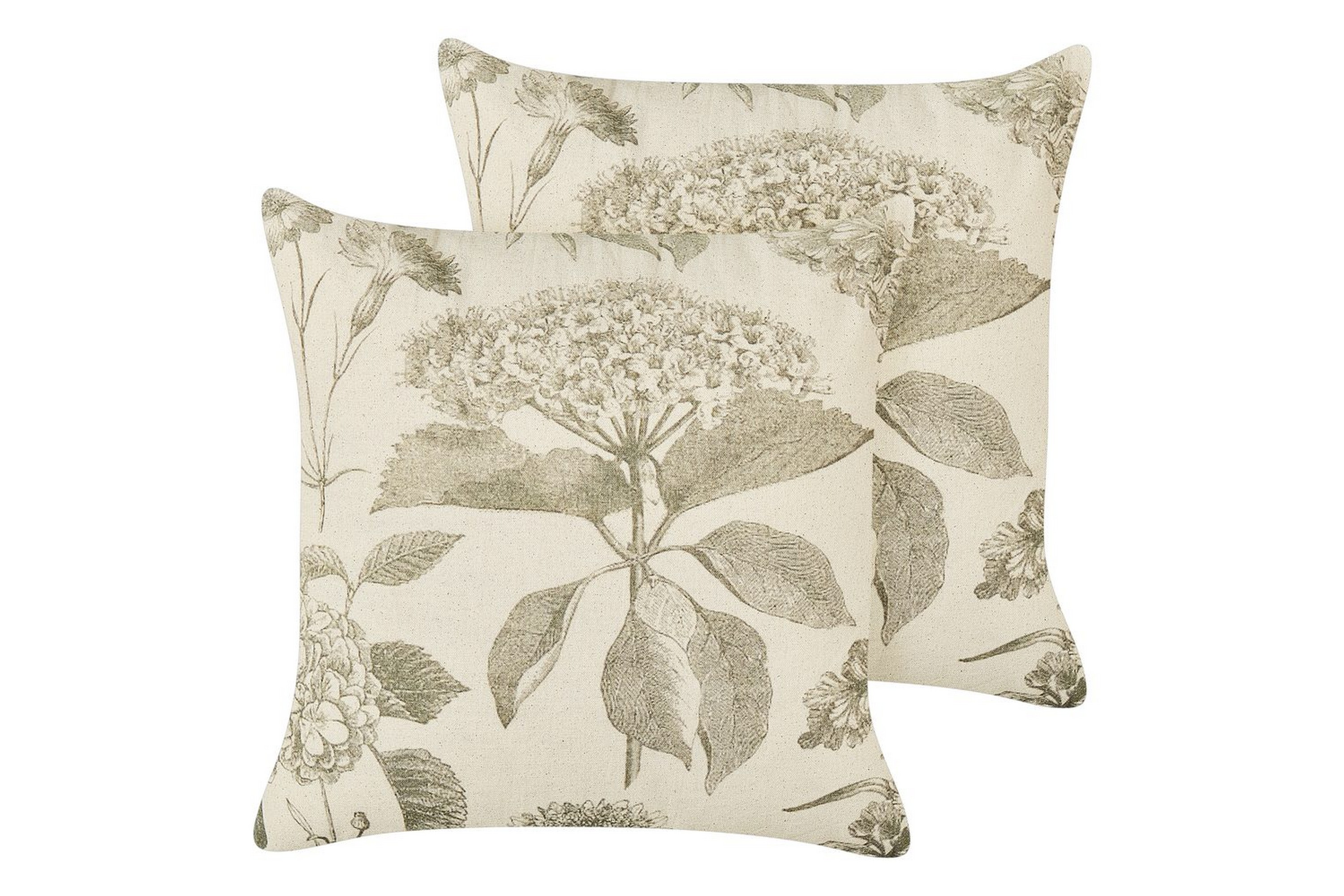 Prydnadskuddar Rosemary set om 2 Beige/Grön Beige/Grön