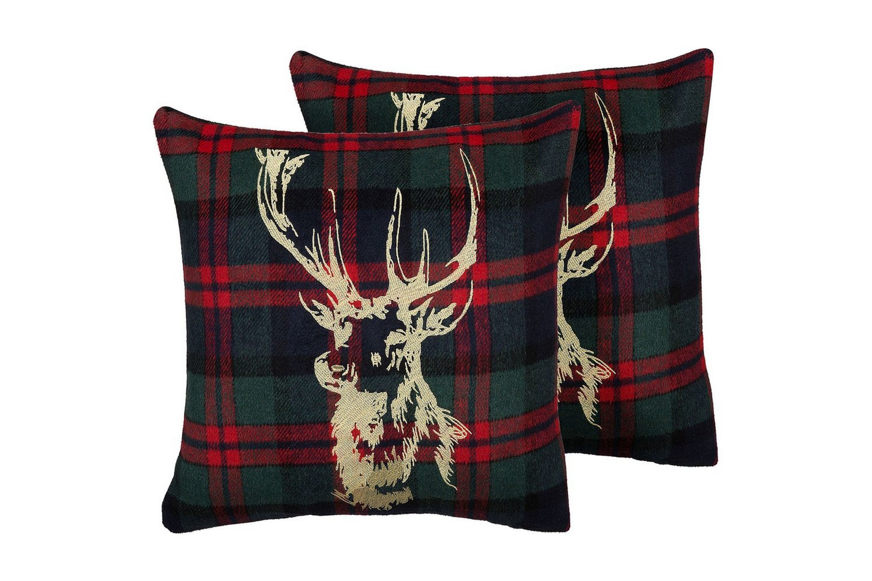 Prydnadskuddar Rudolph set om 2