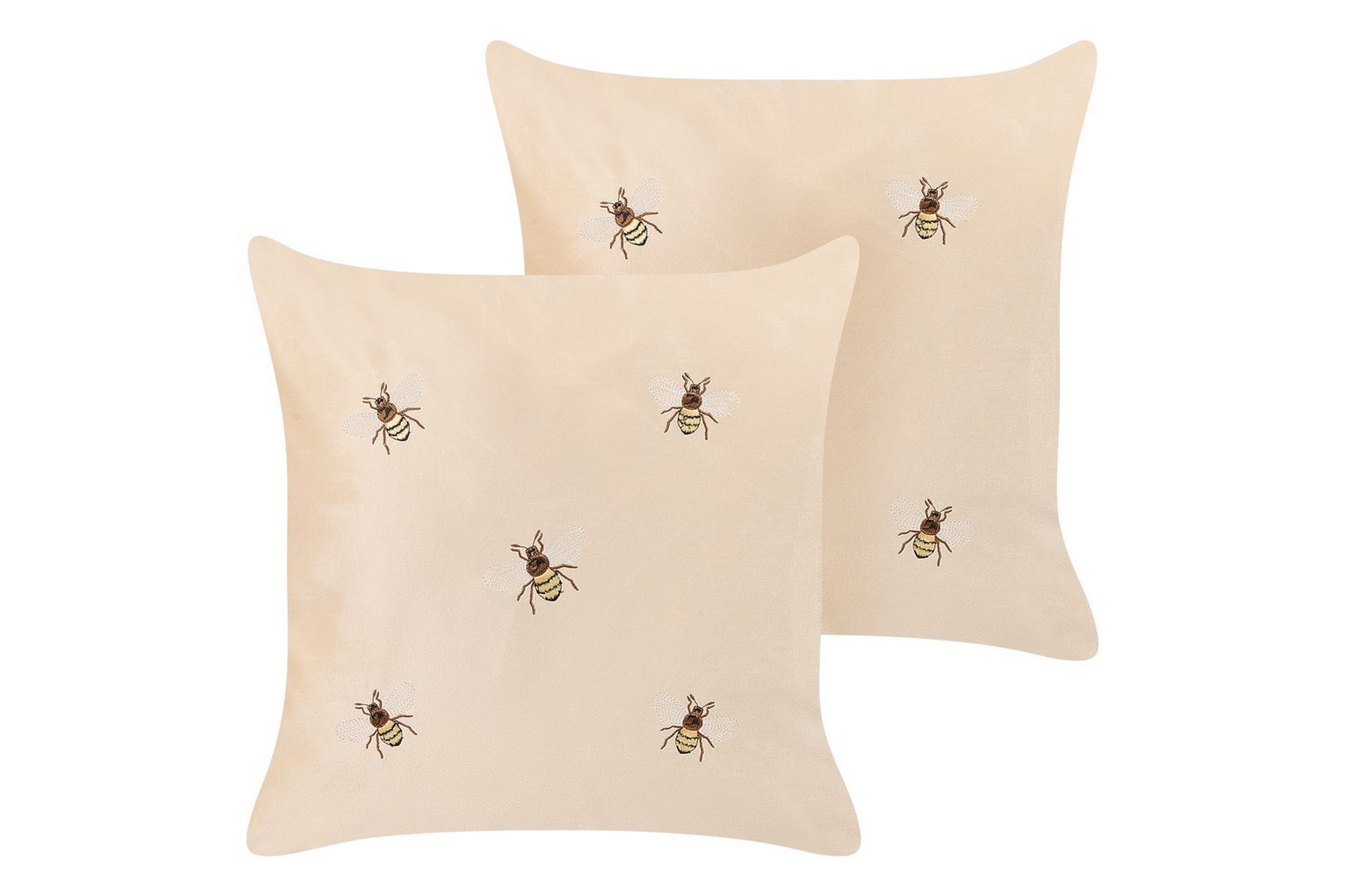 Prydnadskuddar Talinum set om 2 Beige/gul/brun/vit Beige/gul/brun/vit