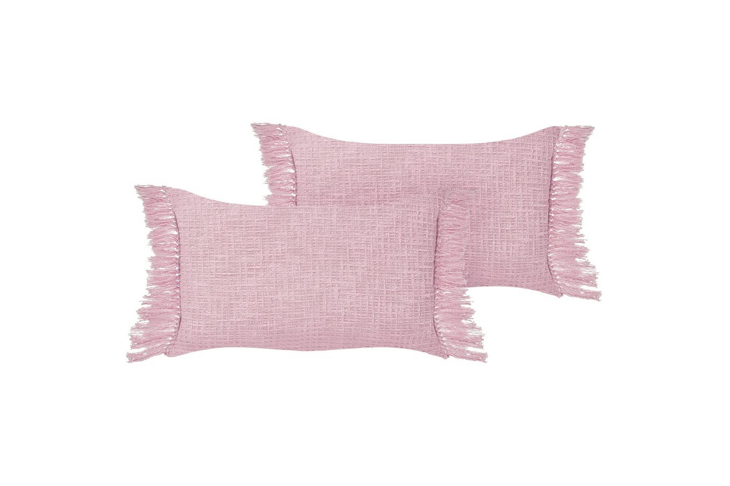 Prydnadskuddar Tansy set om 2 Rosa Rosa