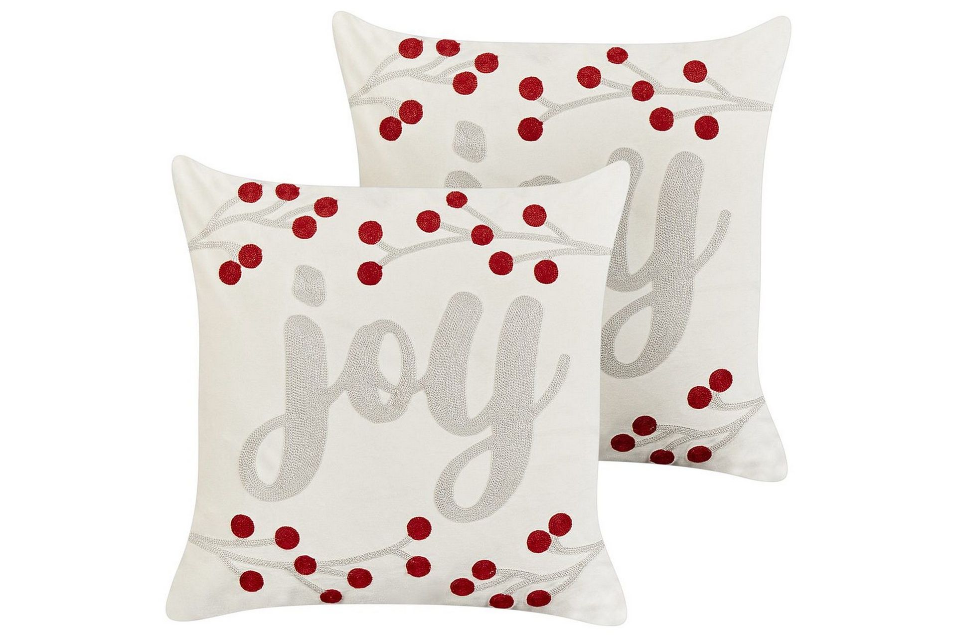 Prydnadskuddar Praline set om 2 -