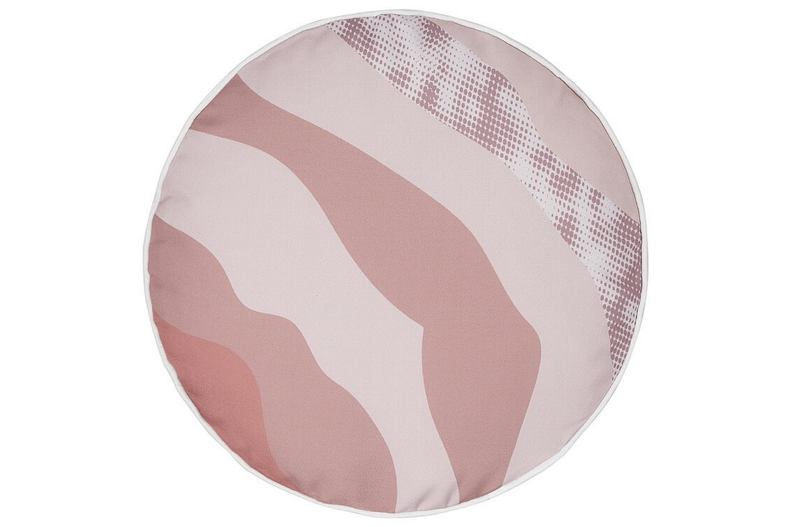 utomhuskudde busto 40 cm rund - rosa