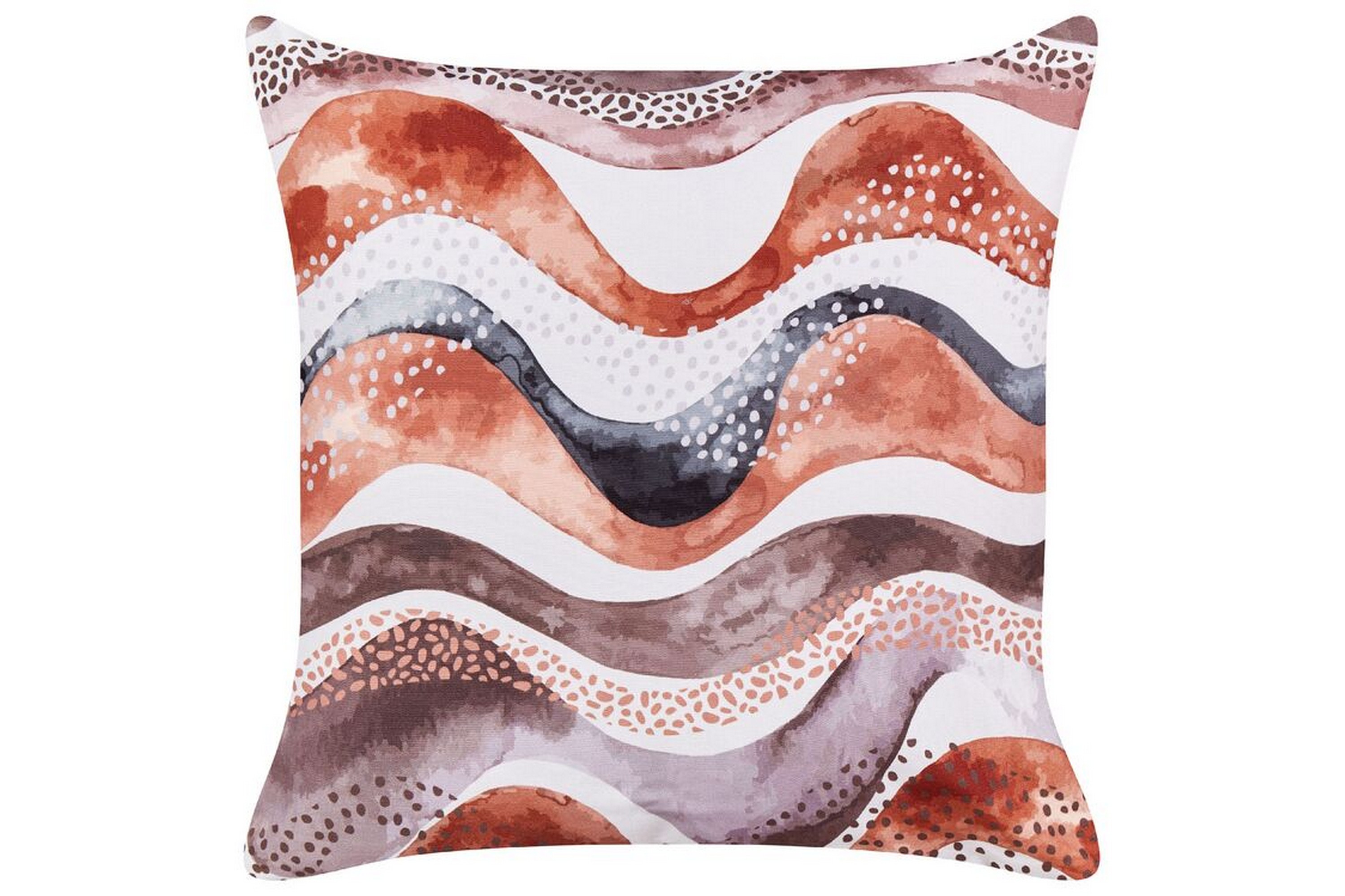 Utomhuskudde Cannole 45x45 cm 2 st Brun/Vit/Svart