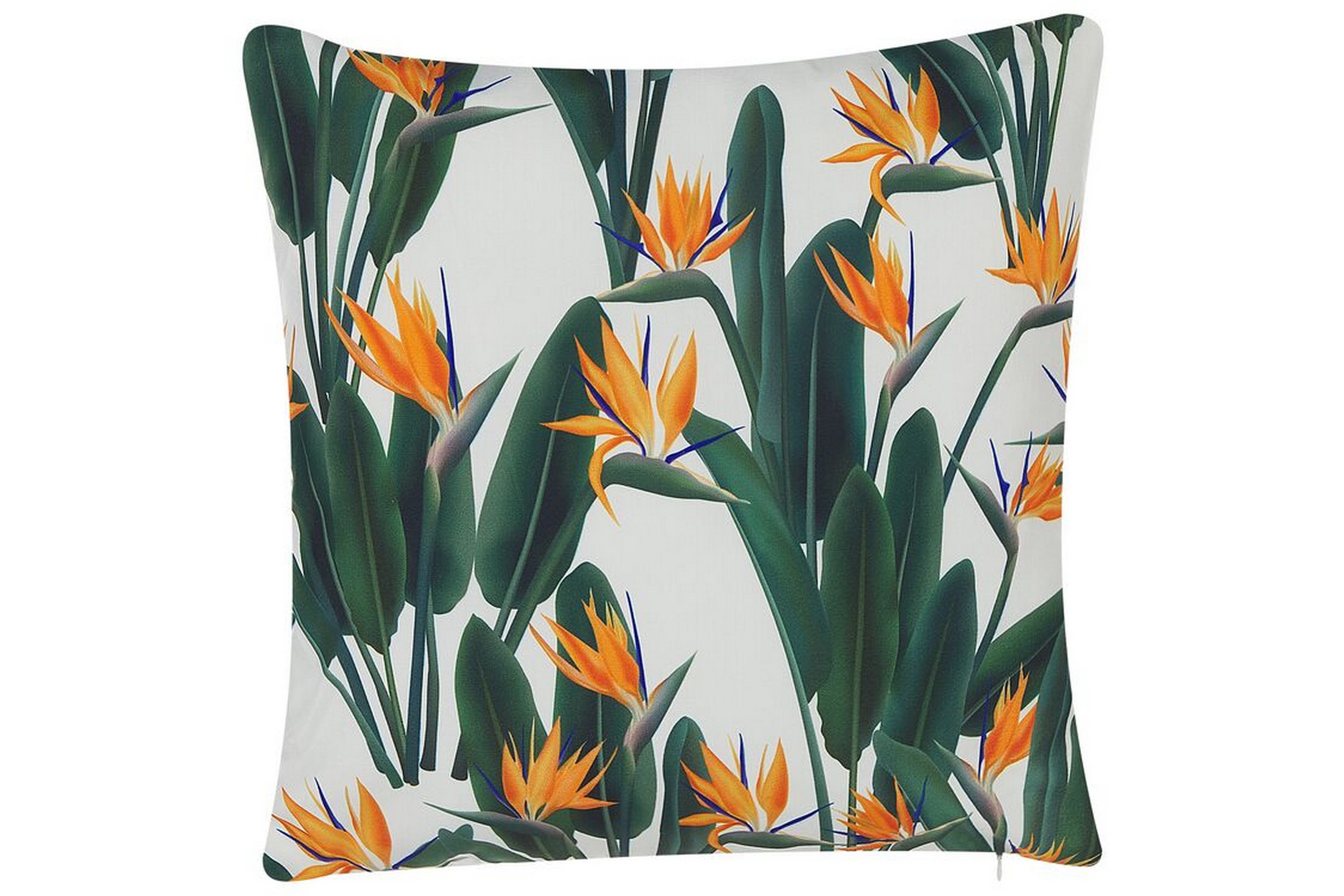 Utomhuskudde Heckville 45x45 cm 2 st Grön/Vit/Orange