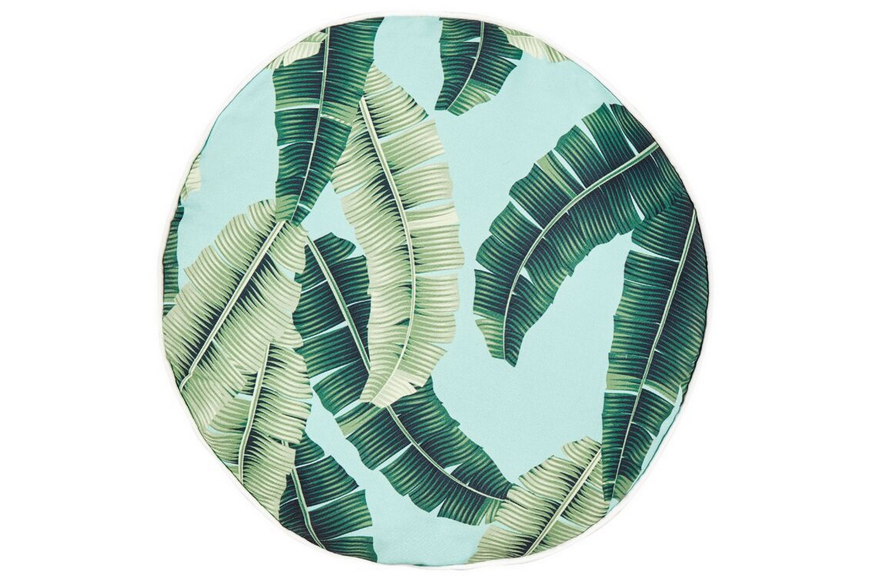 utomhuskudde langford 40 cm rund - grön