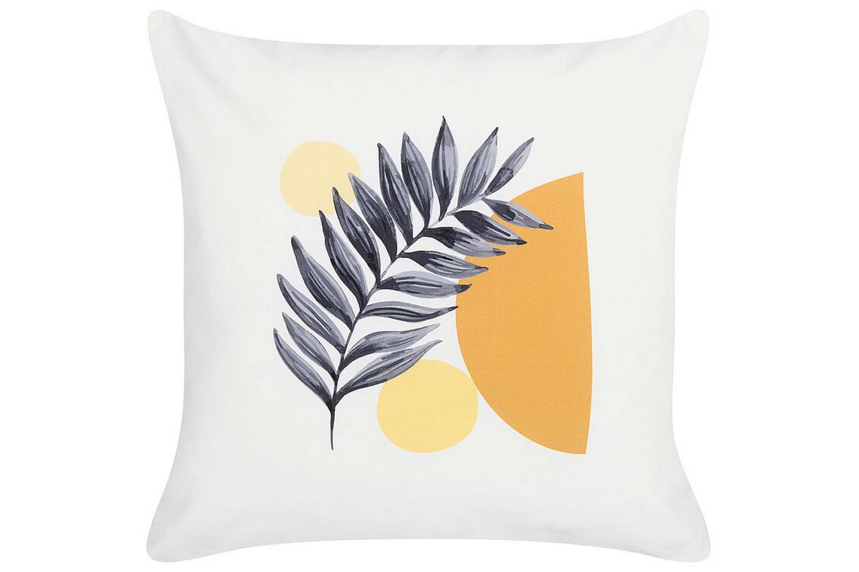 Utomhuskudde Saguenay 45x45 cm 2 st Vit/Svart/Orange/Gul