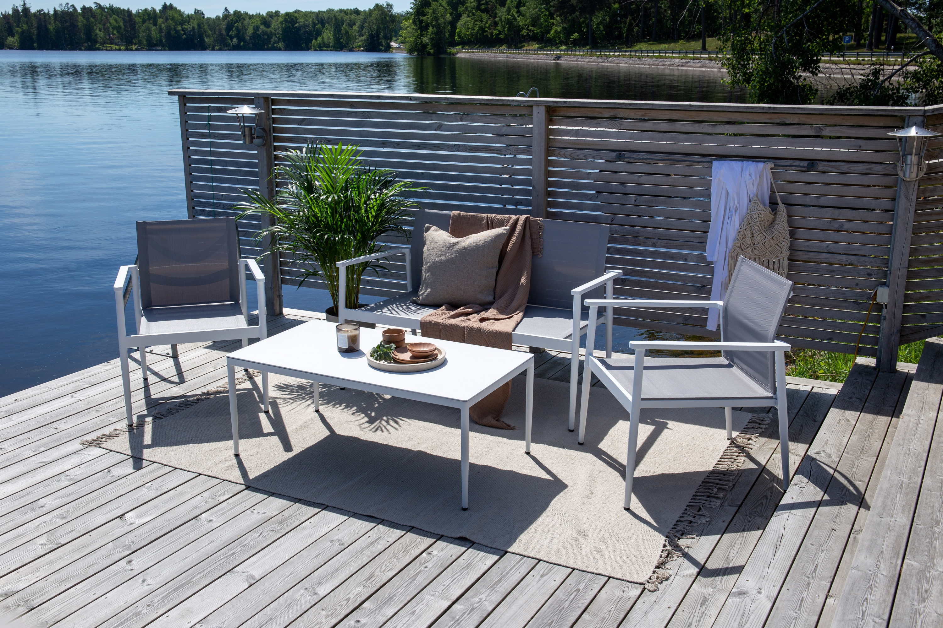 Break Loungegrupp Utomhus 4-sits Vit