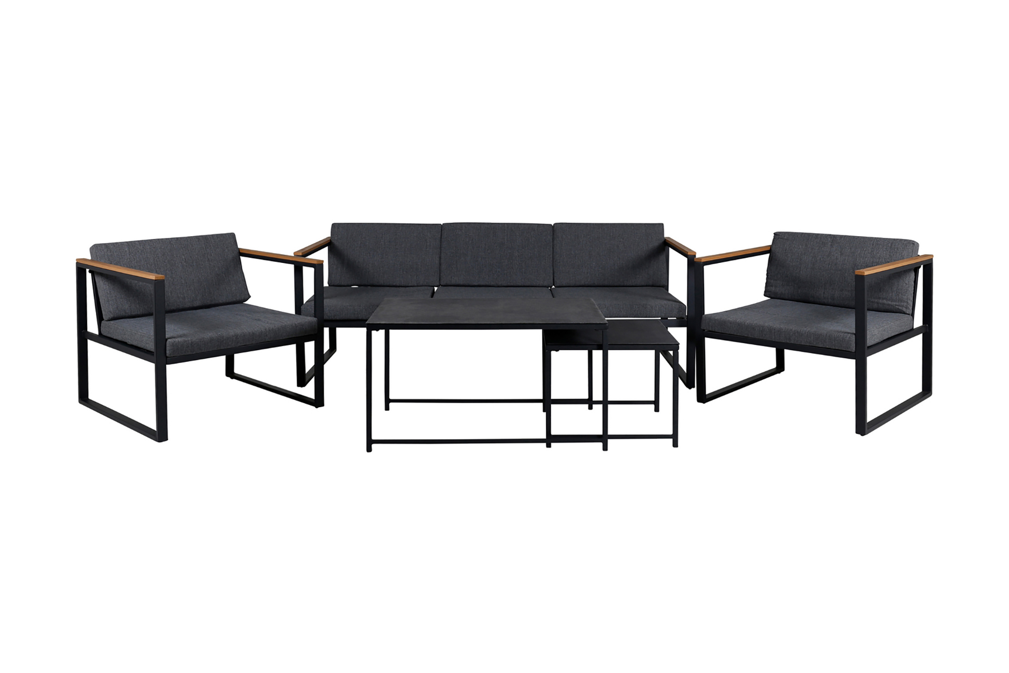 Dakar Loungegrupp Utomhus Svart