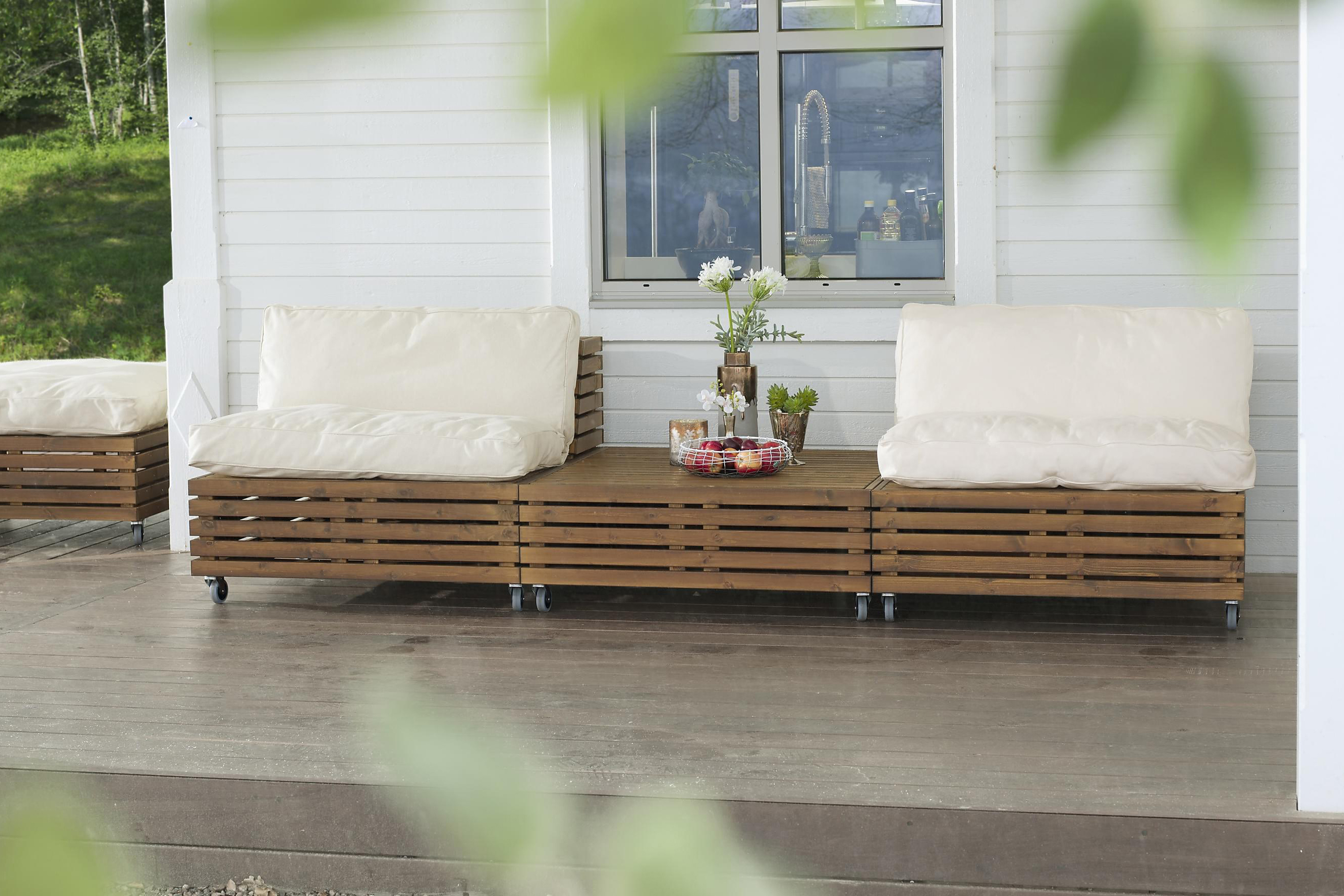 Hillerstorp Bara Vara Loungefåtölj 2-pack 1 Divan Beige