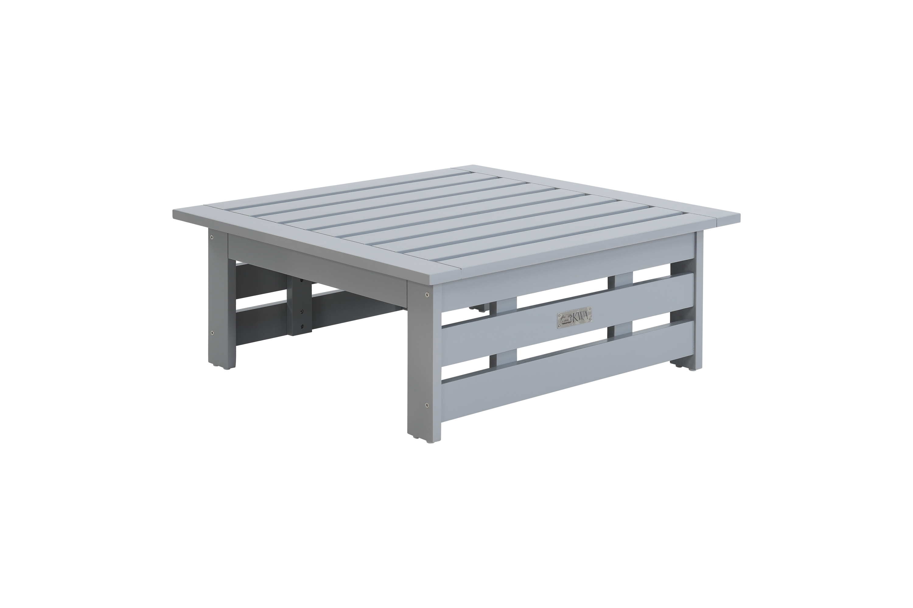 Husarn Soffbord Utomhus 80 cm Utebord i TräGrå