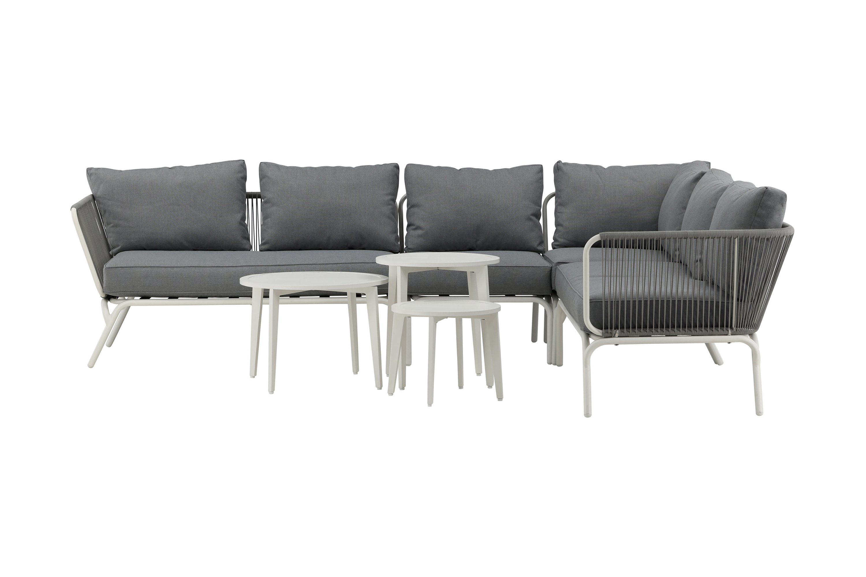Hörnsoffa Utomhus Roxo Vit Venture Home