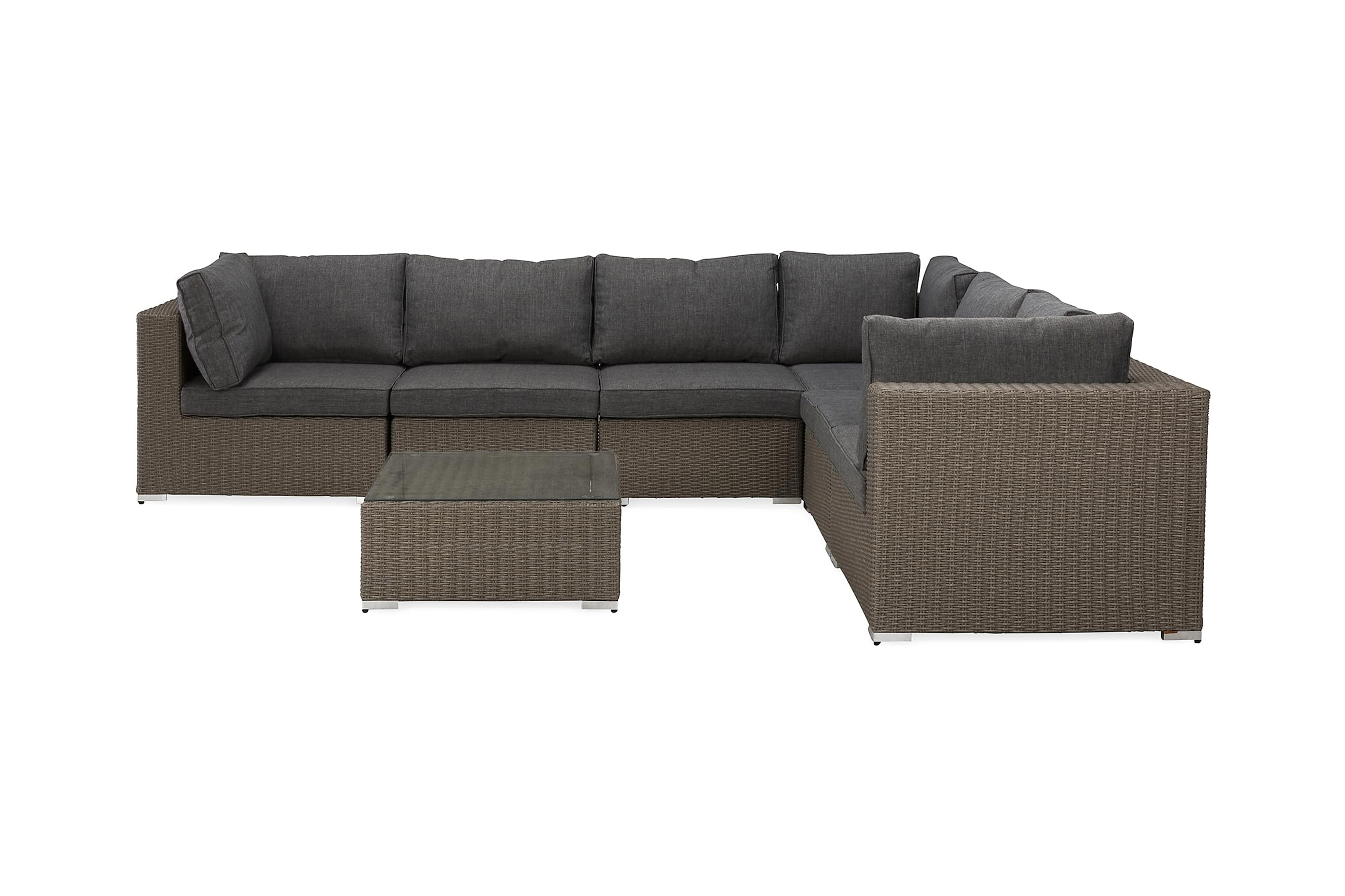 Loungegrupp Marcus Brun Svarta dynor