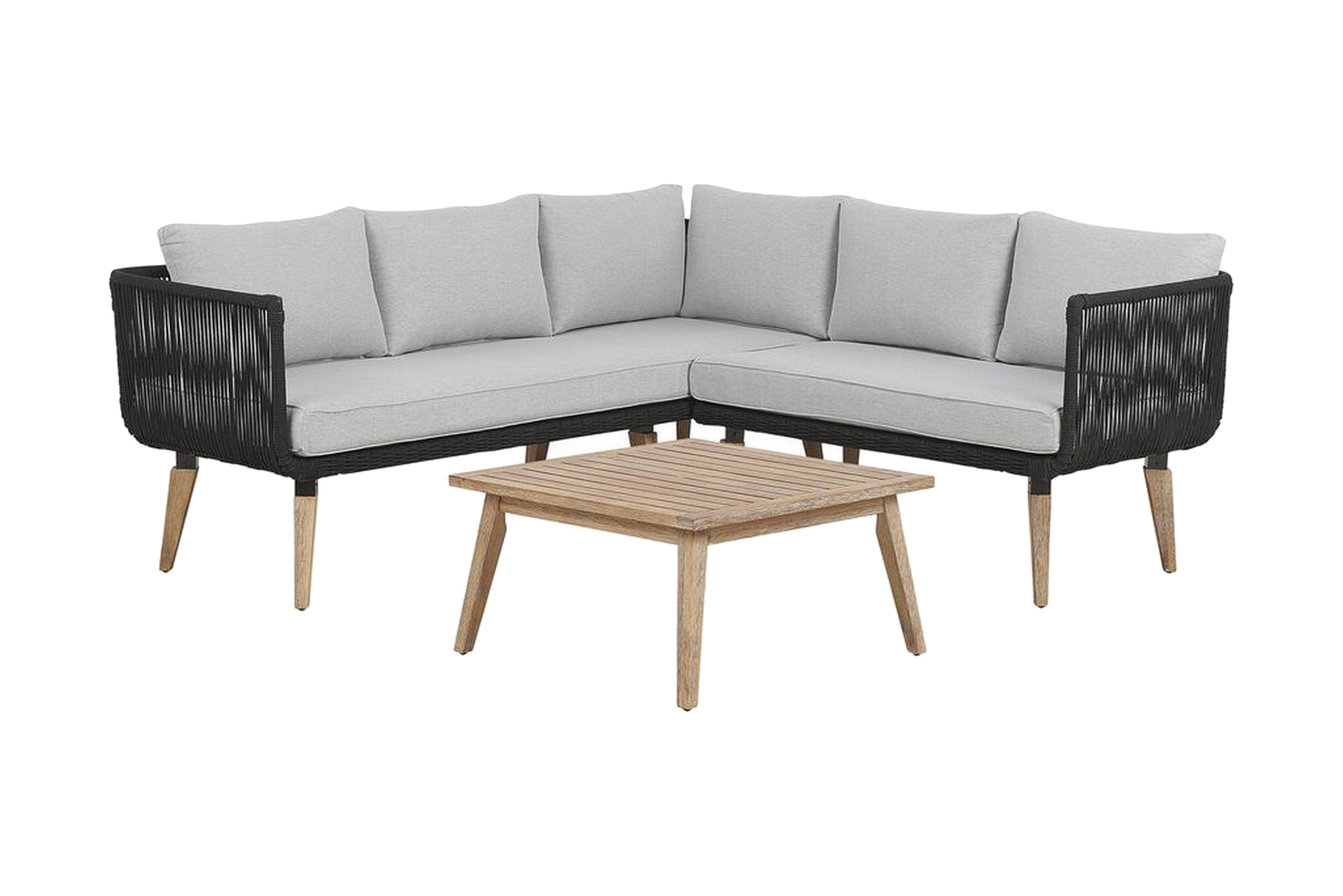 Loungegrupp Utomhus Alcamo Grå