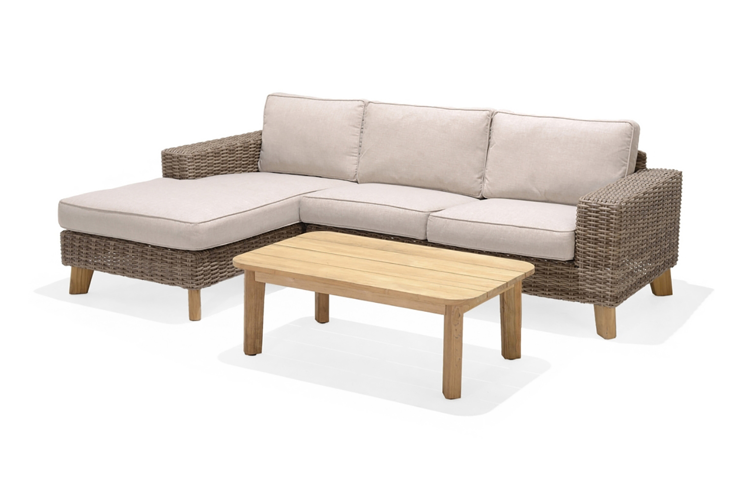 Loungegrupp Utomhus Bahamas 4-sits Beige