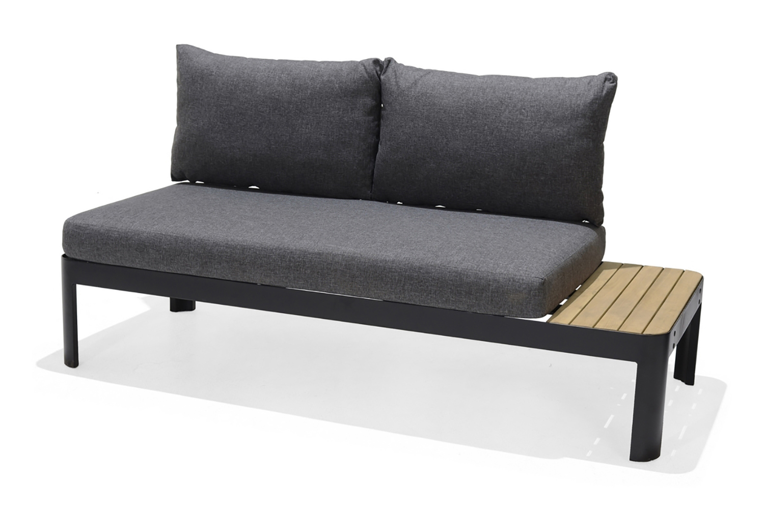 2-sits Portals Utesoffa Teak/Svart