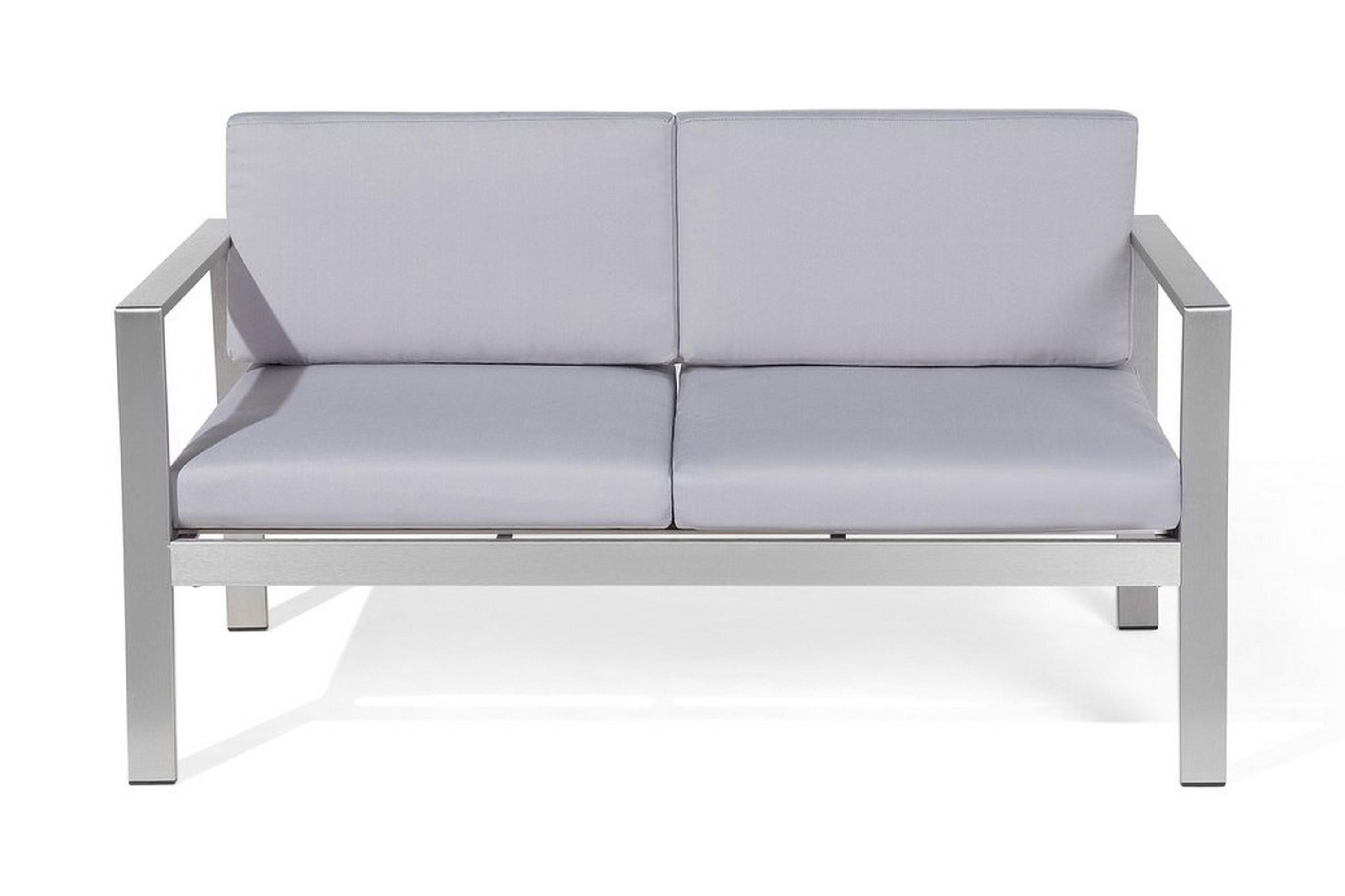 Trädgårdssoffa Tirrena 142 cm Ljusgrå