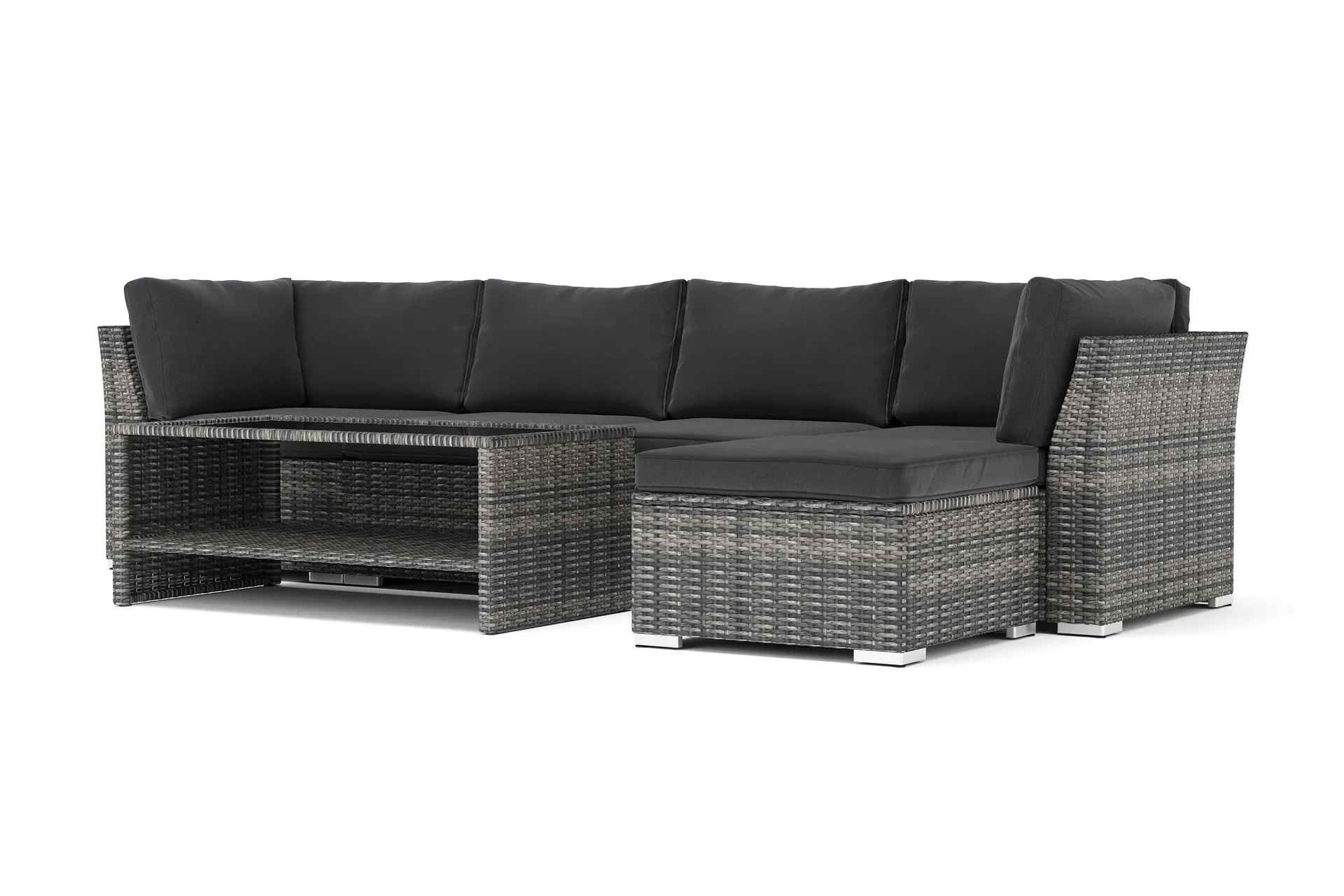 Wisconsin utomhus divansoffa 5-sits v&auml;ndbar - Gr&aring;