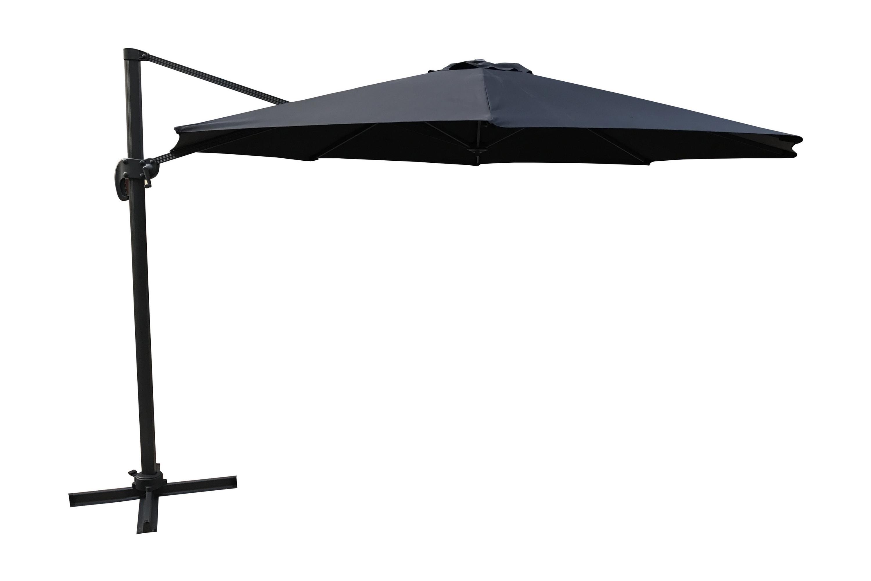 Leeds Parasoll 350 cm Svart