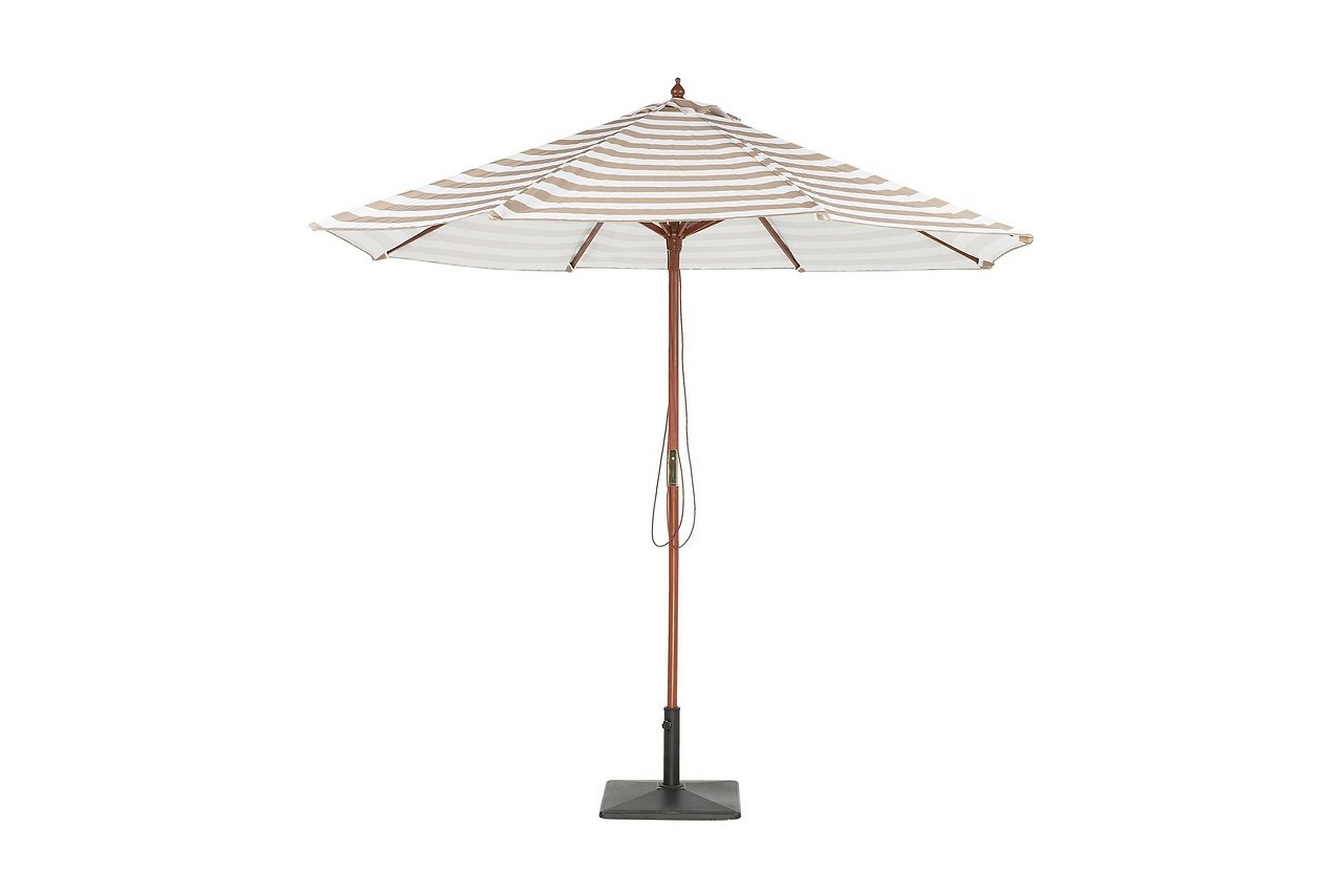 Parasoll Ferentillo 245 cm Beige/Brun