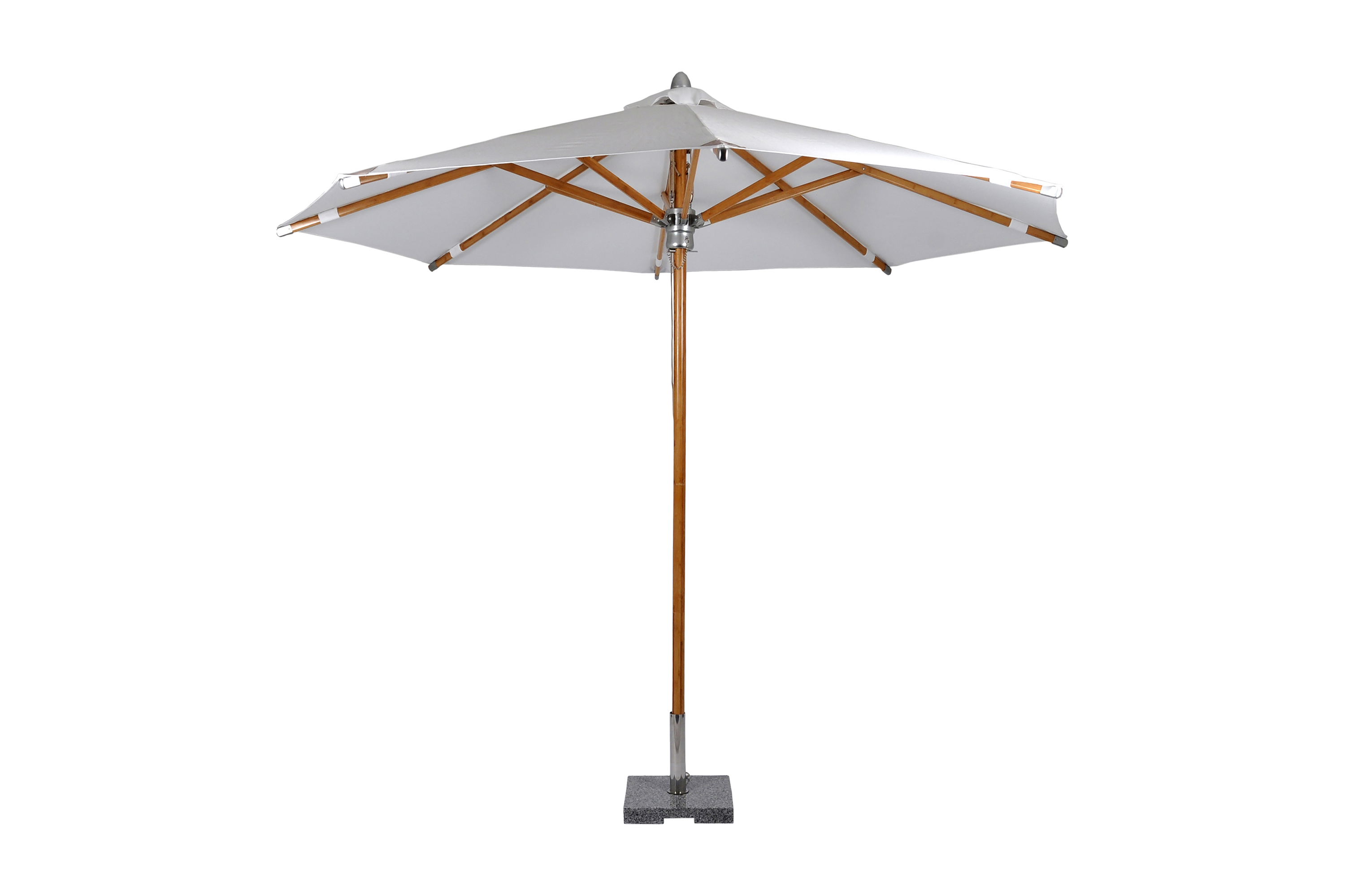 Parasoll Lyon 300 cm Olefin Offwhite Fritab