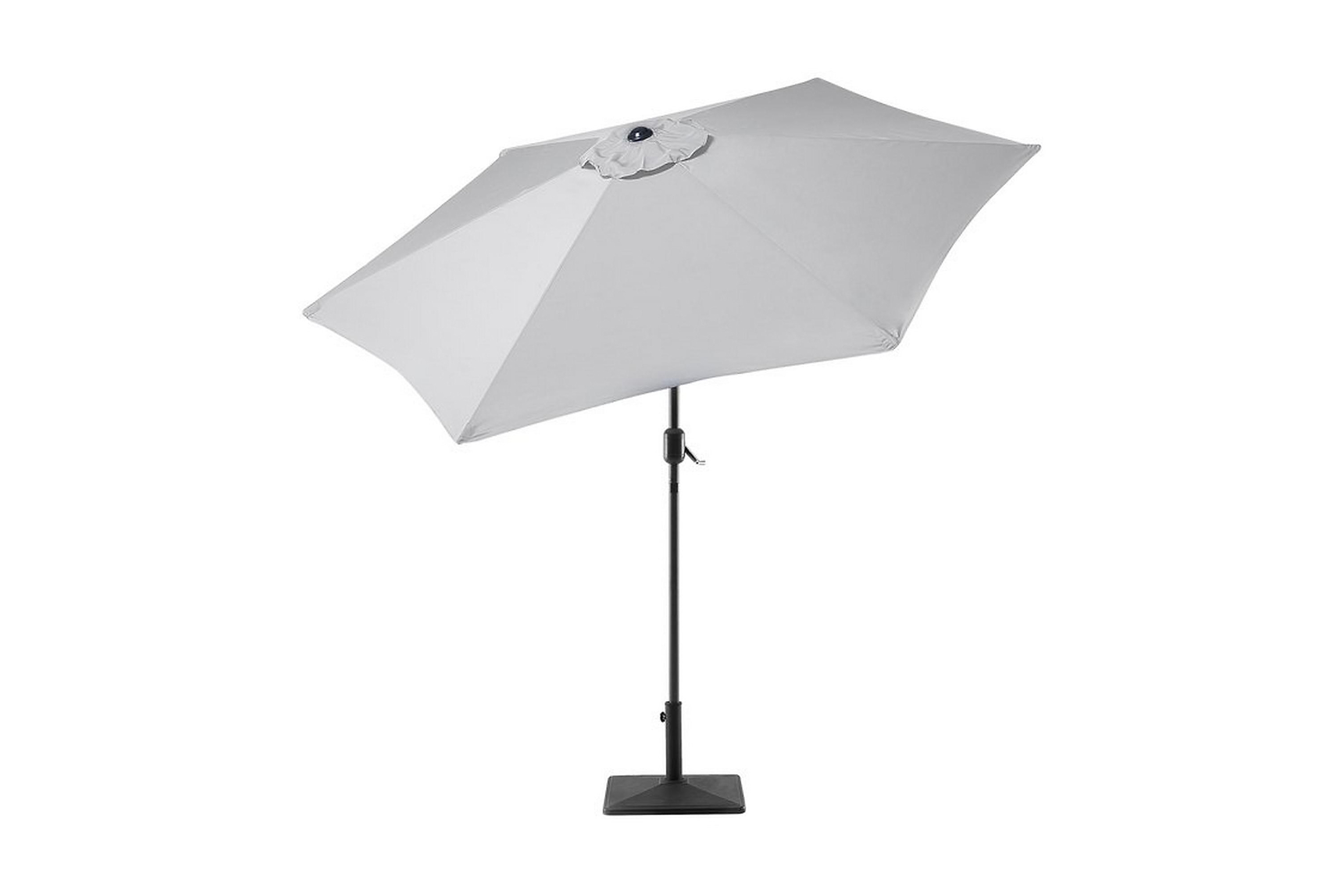 Parasoll Varese Ii 230 cm Ljusgrå