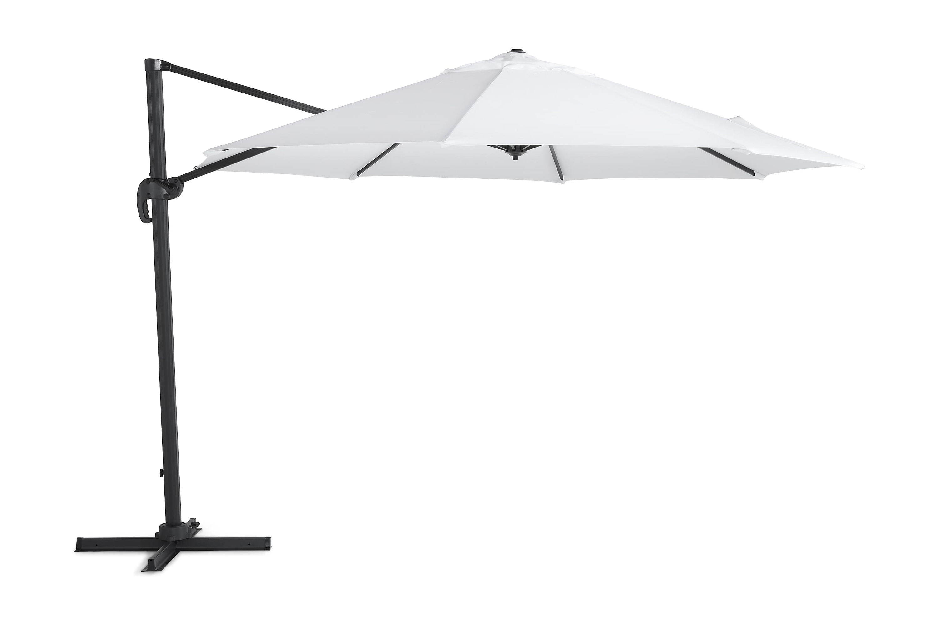 Parasoll Vienna Lyx 350 cm VitSvart