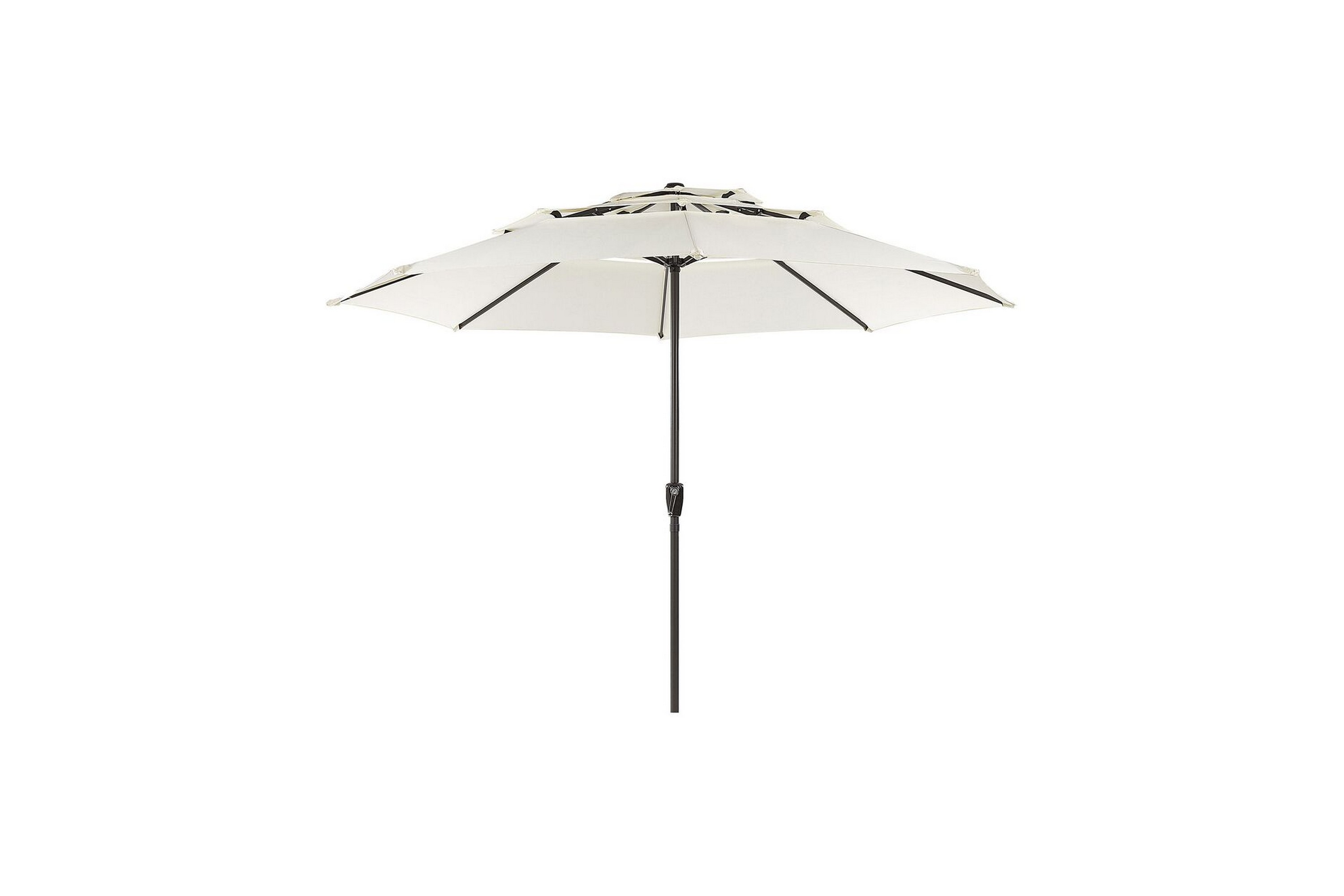 Parasoll Roblin 285x285 cm Beige/Svart