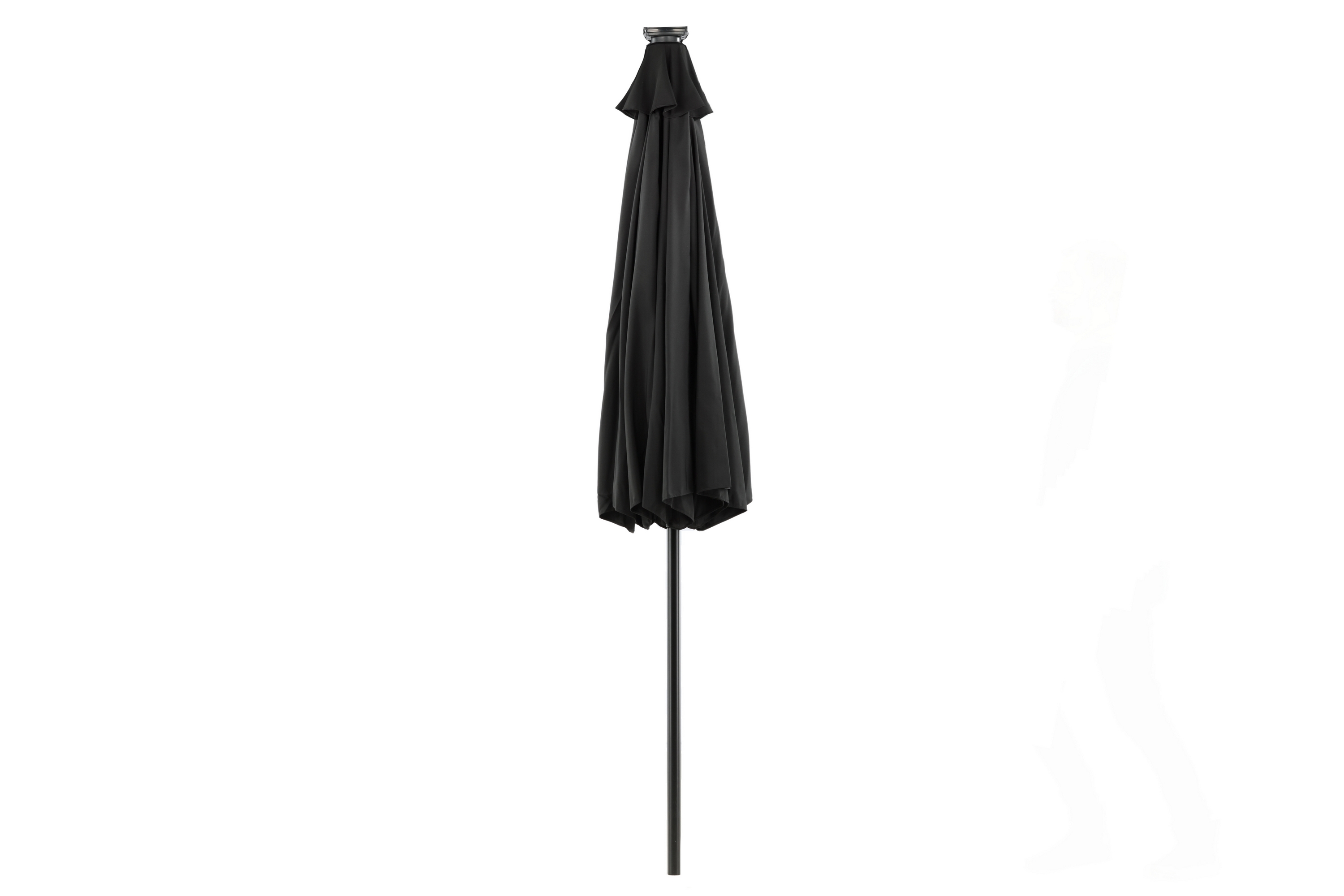 Sabal Parasoll 270 cm med LED Svart